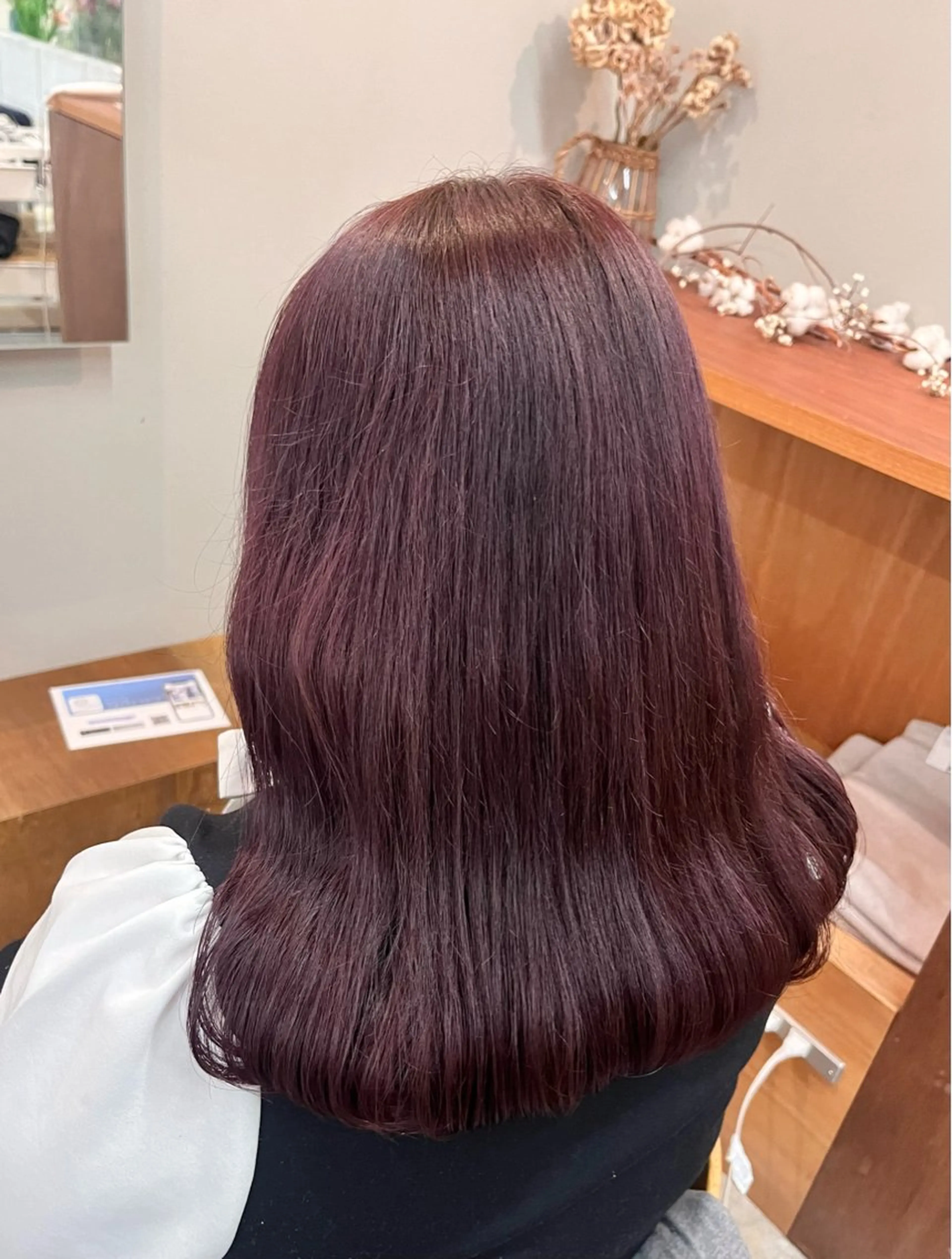 ロング カラー ラベンダーカラー ピンクカラー ピンクラベンダー 暖色カラー／ ヘアセット🌛櫻井舞のヘアスタイル