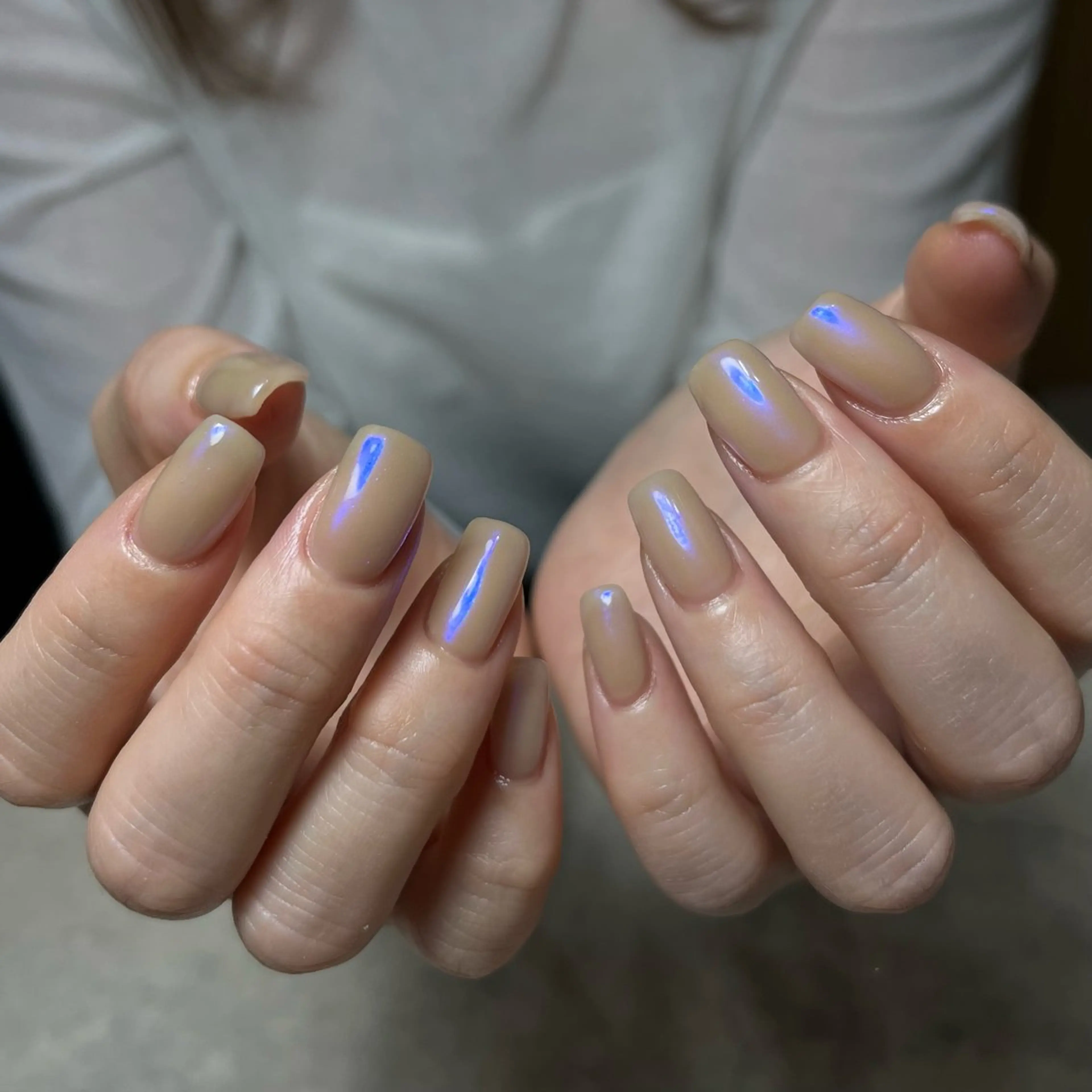 ネイル グリーン ハンドネイル vegh.所属・vegh. nail/阿波座のネイルデザイン