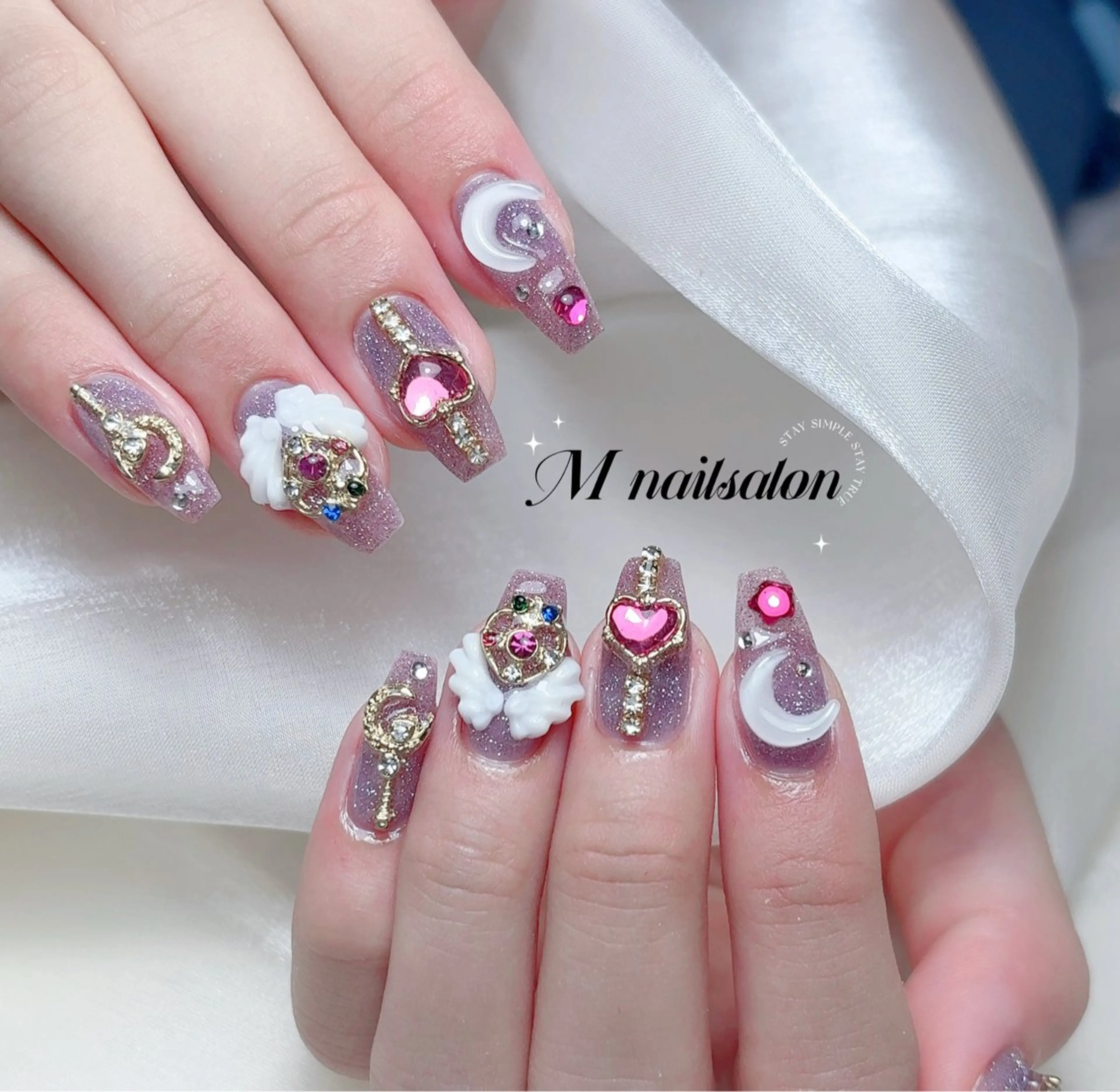ネイル M🌷nail 長さだし専門店のネイルデザイン