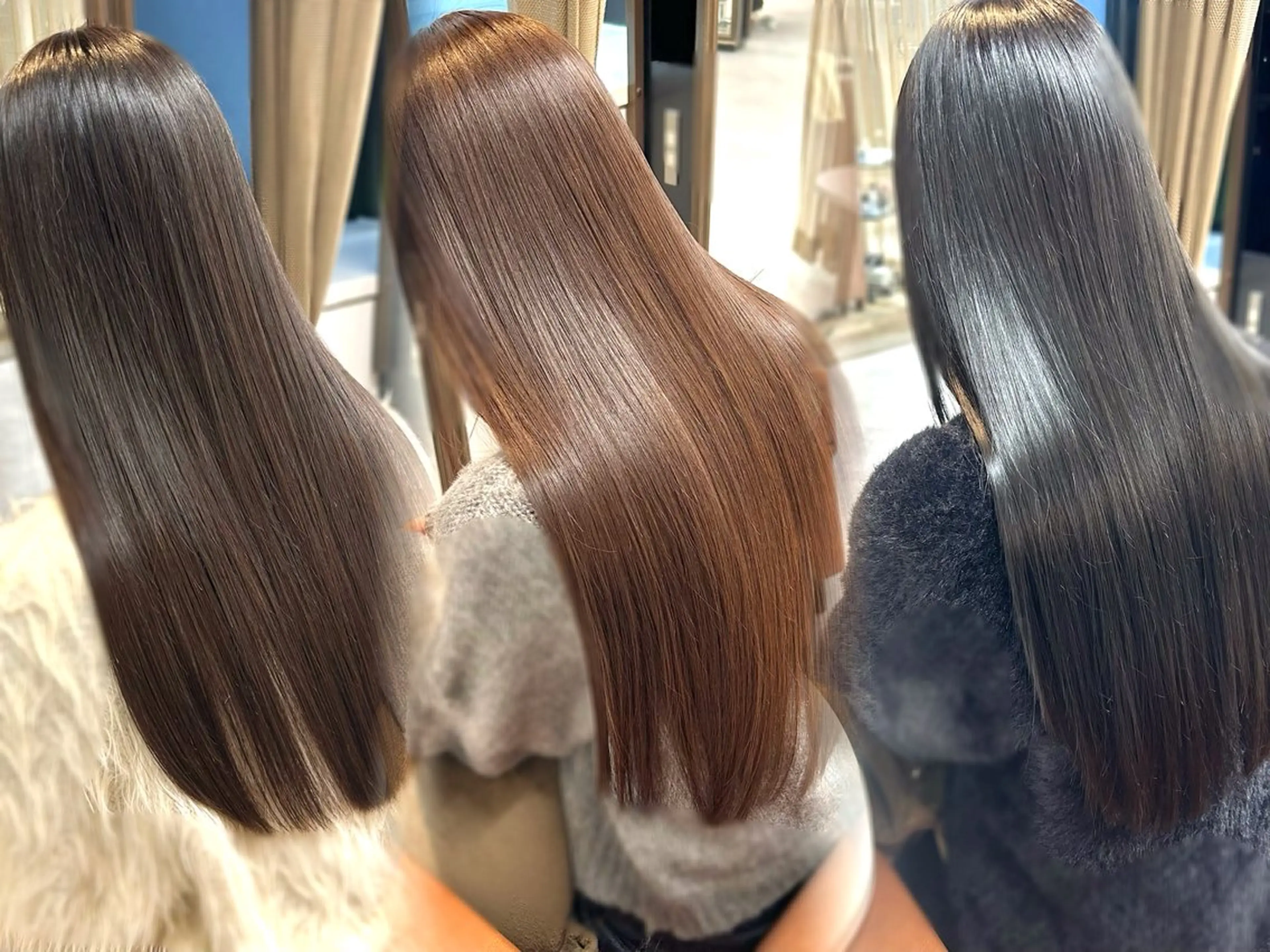 ロング 💎艶カラー+美髪 +髪質改善💎のヘアスタイル