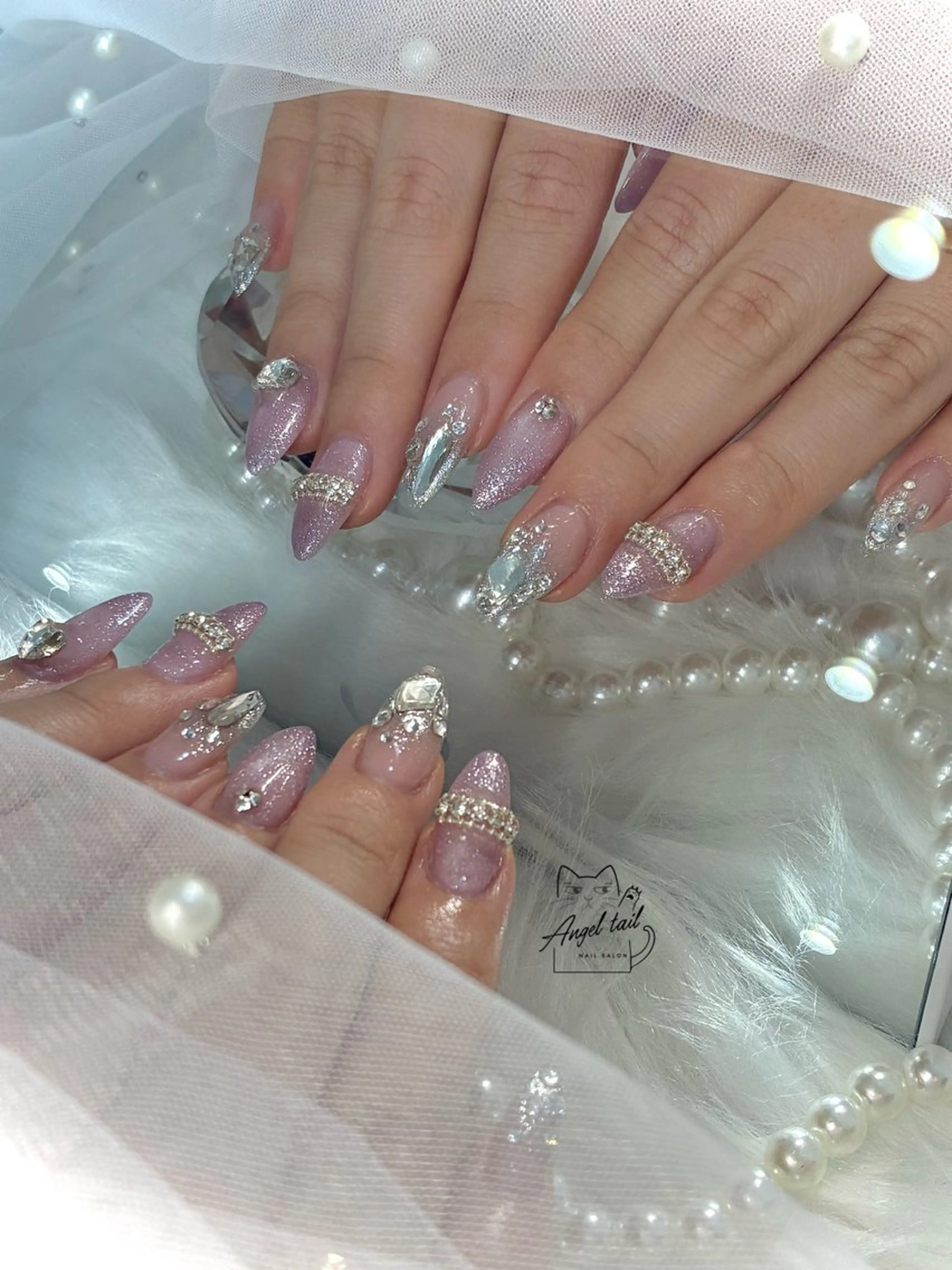 ネイル ハンドネイル Angel tailのネイルデザイン