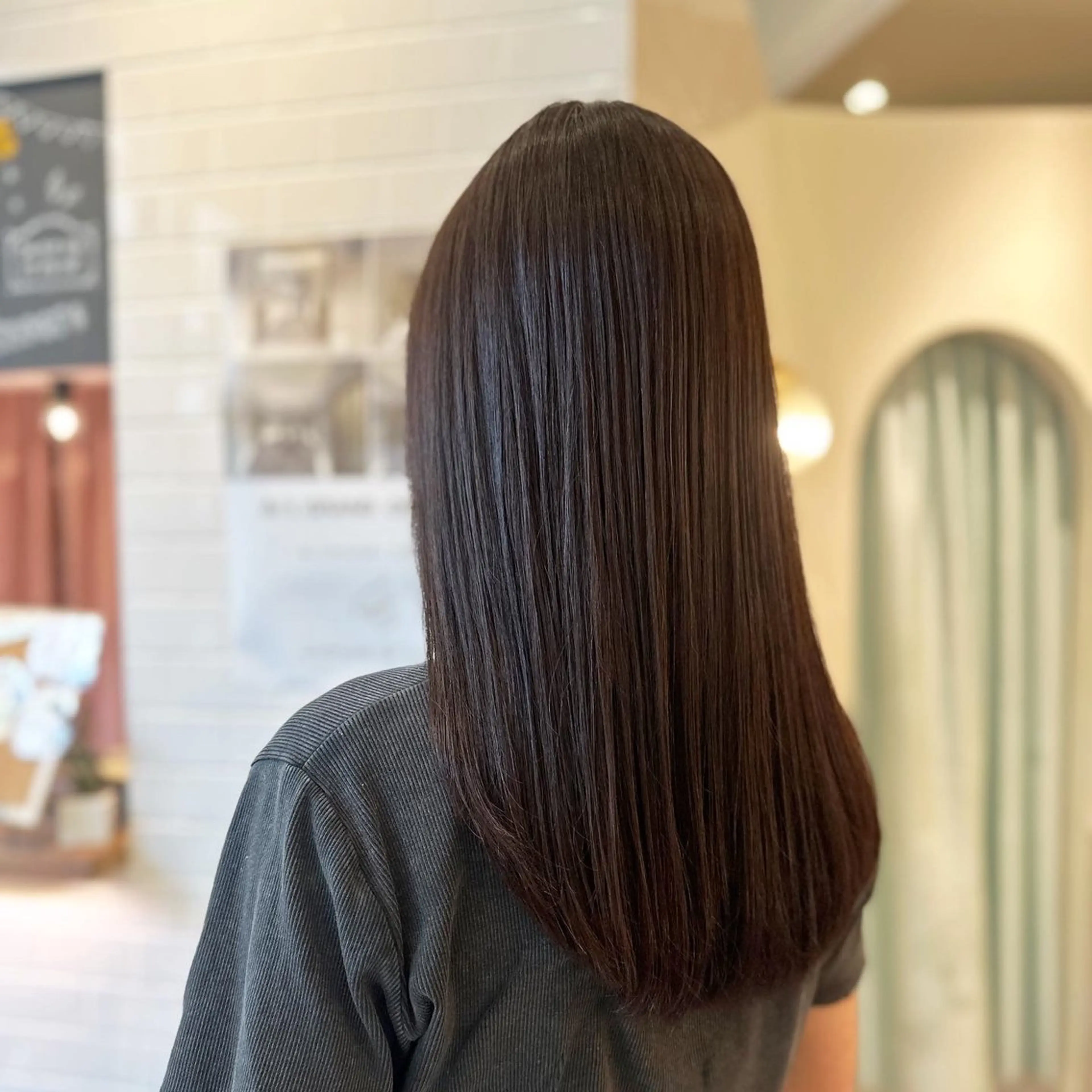 ロング カット トリートメント 韓国風レイヤーカット 🇰🇷❕モカのヘアスタイル