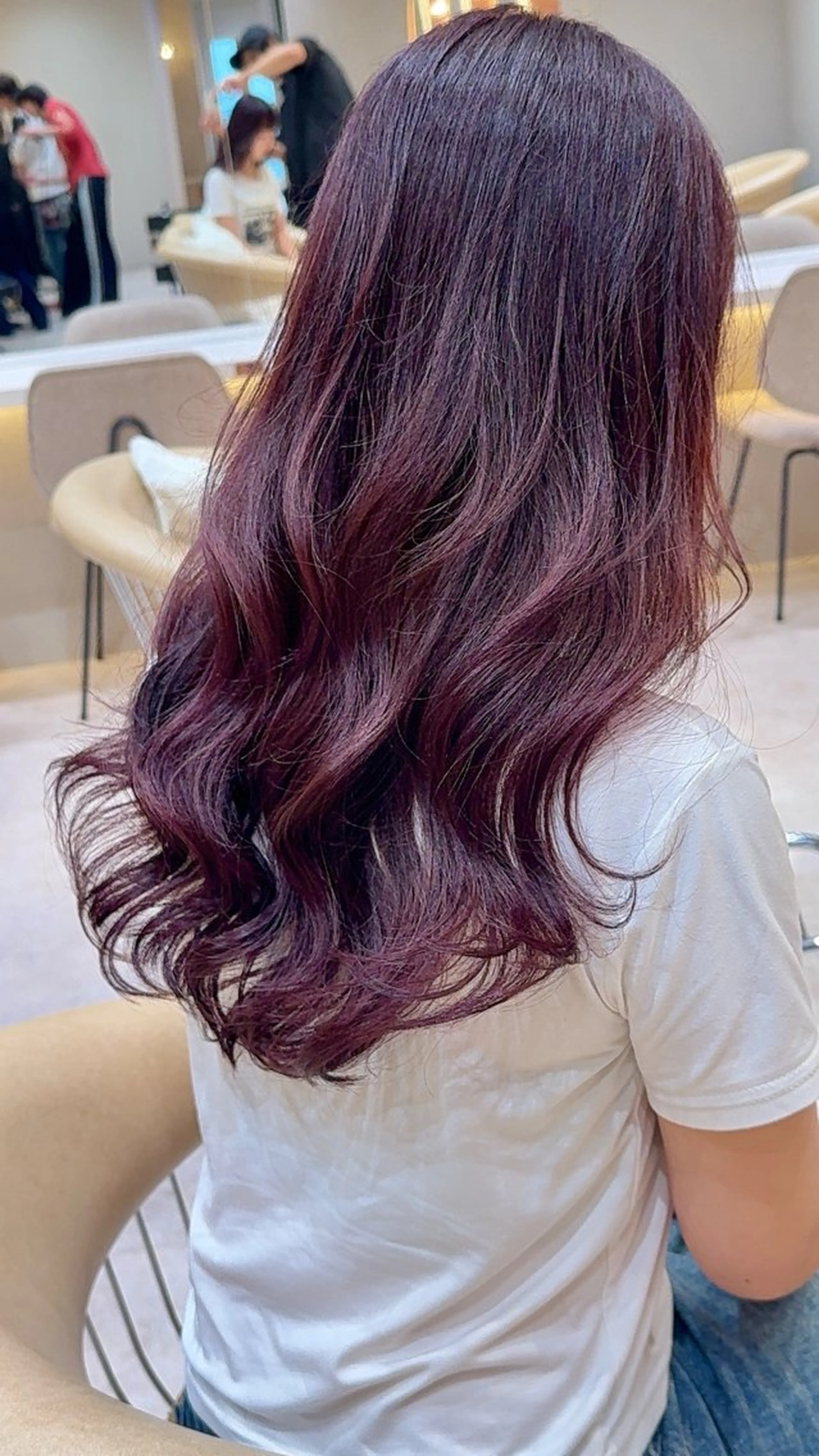 ロング カラー カット ヘアカラー トリートメント レイヤー❣️縮毛矯 川村利幸のヘアスタイル