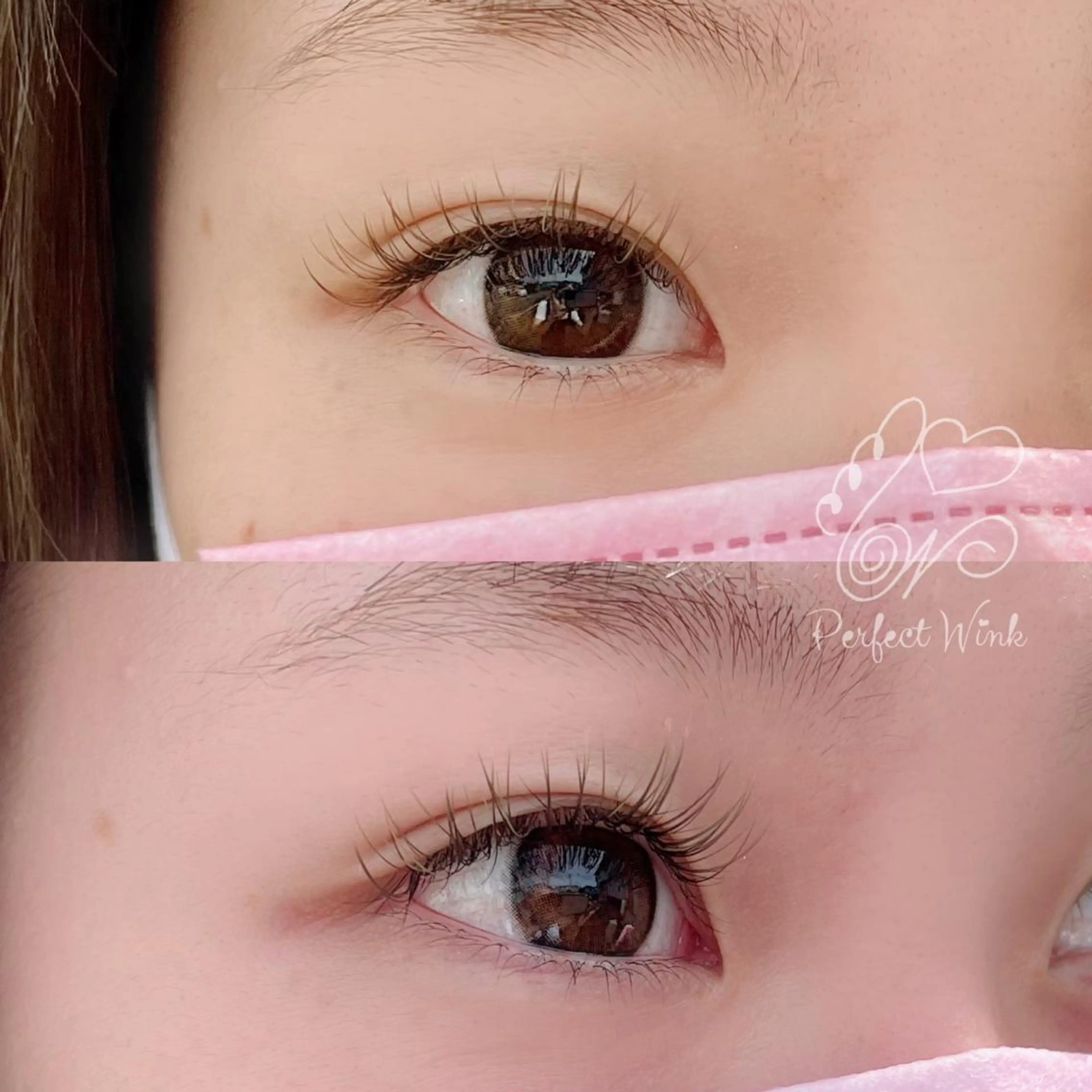 カラー マツエク・マツパ マツエク パーフェクトウィンク ちぢいわみのりのマツエク・マツパデザイン