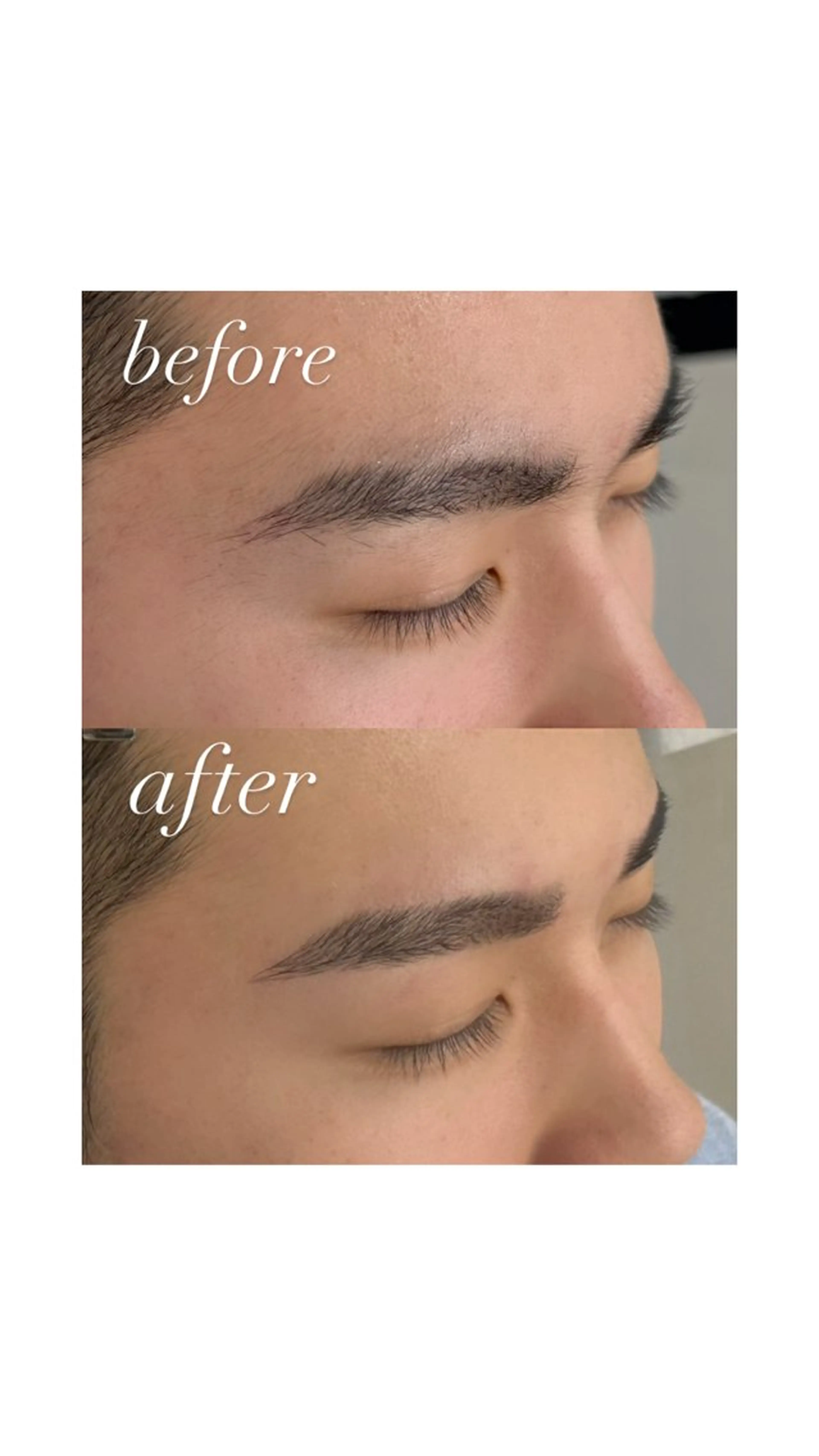 メンズ アイブロウ ワックス脱毛 眉カット その他(アイブロウ) BEAUTYGENE 🪽‪mayasaのマツエク・マツパデザイン