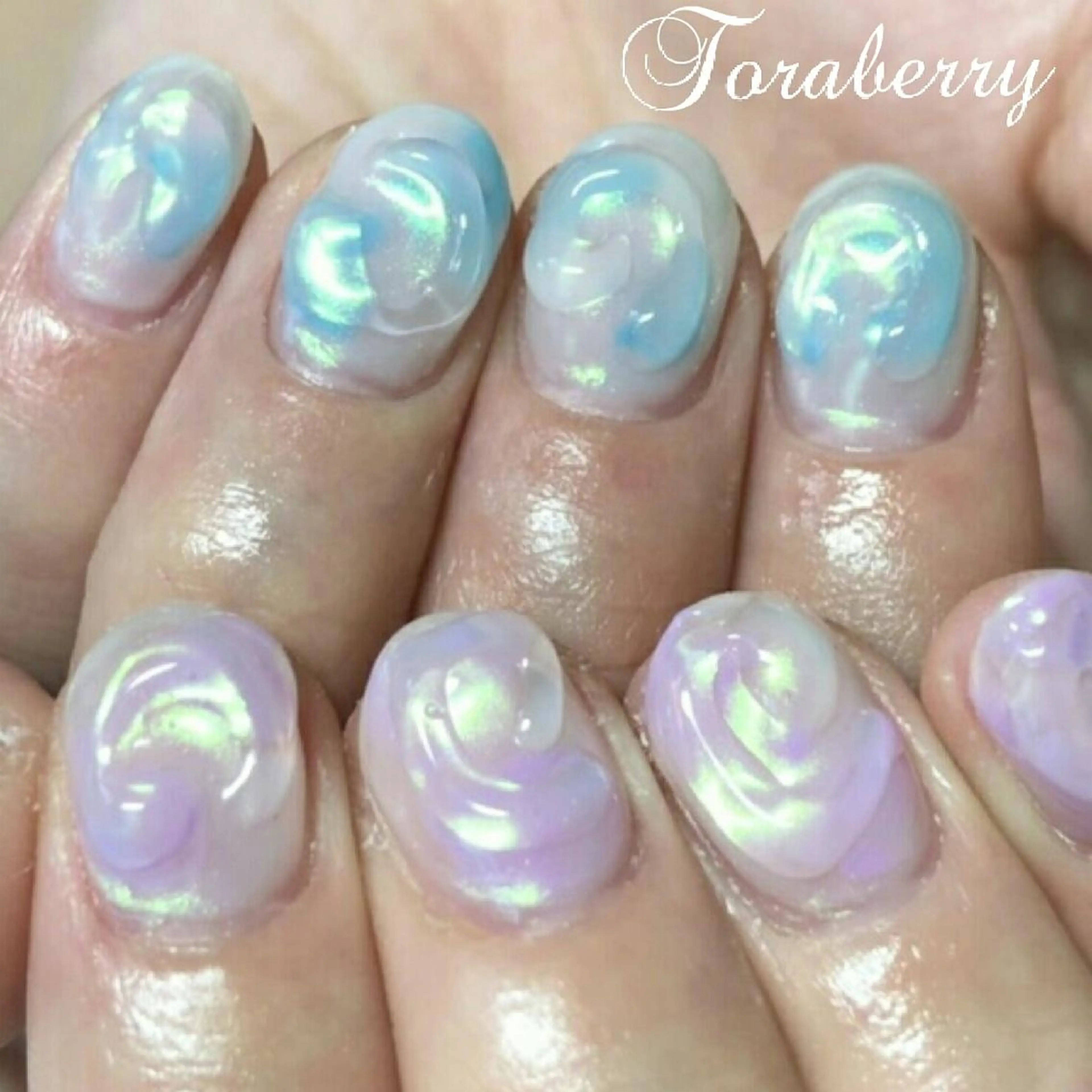 ネイル ニュアンスネイル ハンドネイル ネイリスト なつみのネイルデザイン