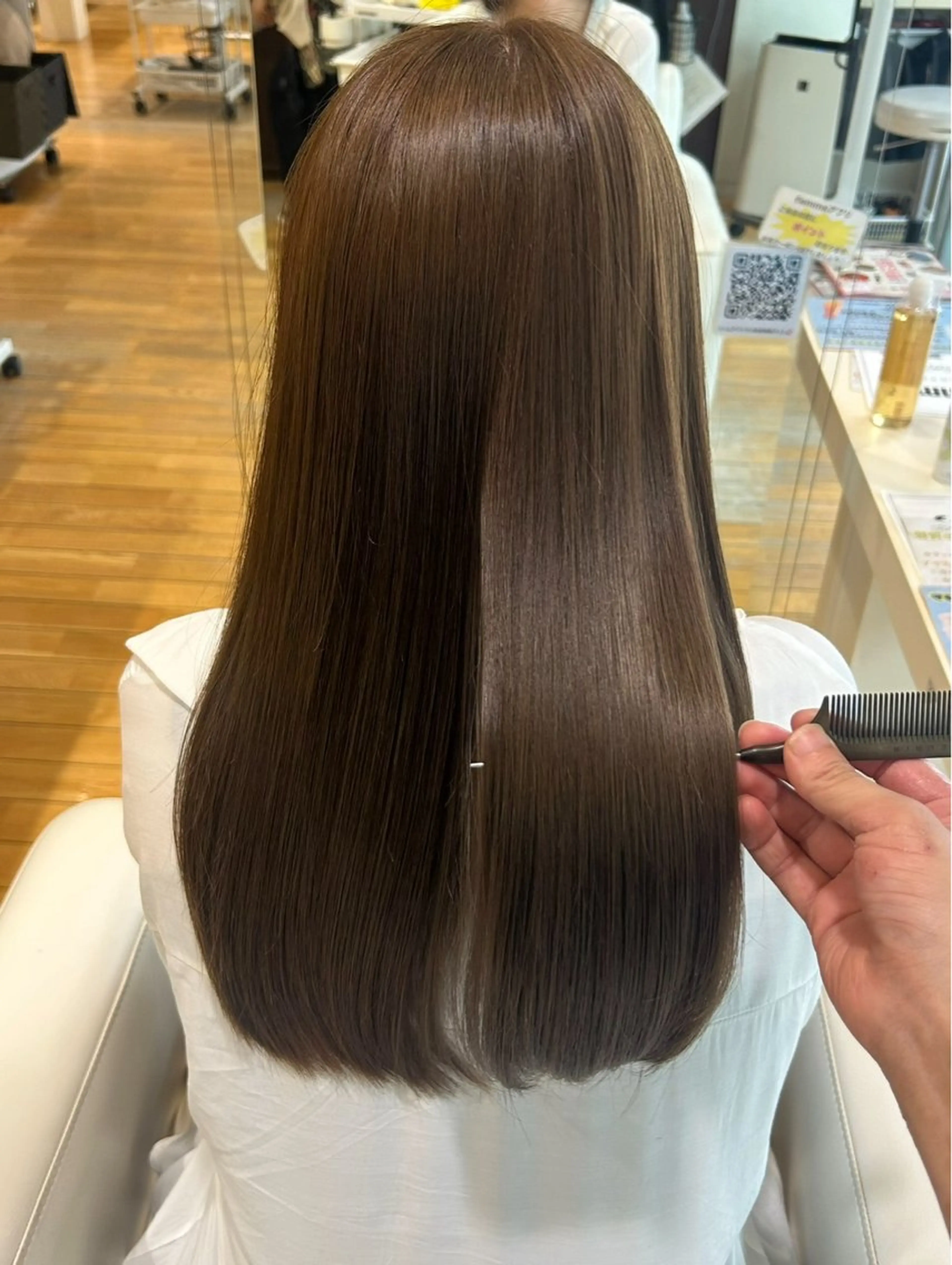 カラー パーマ ヘアカラー 芳川 恵子のヘアスタイル