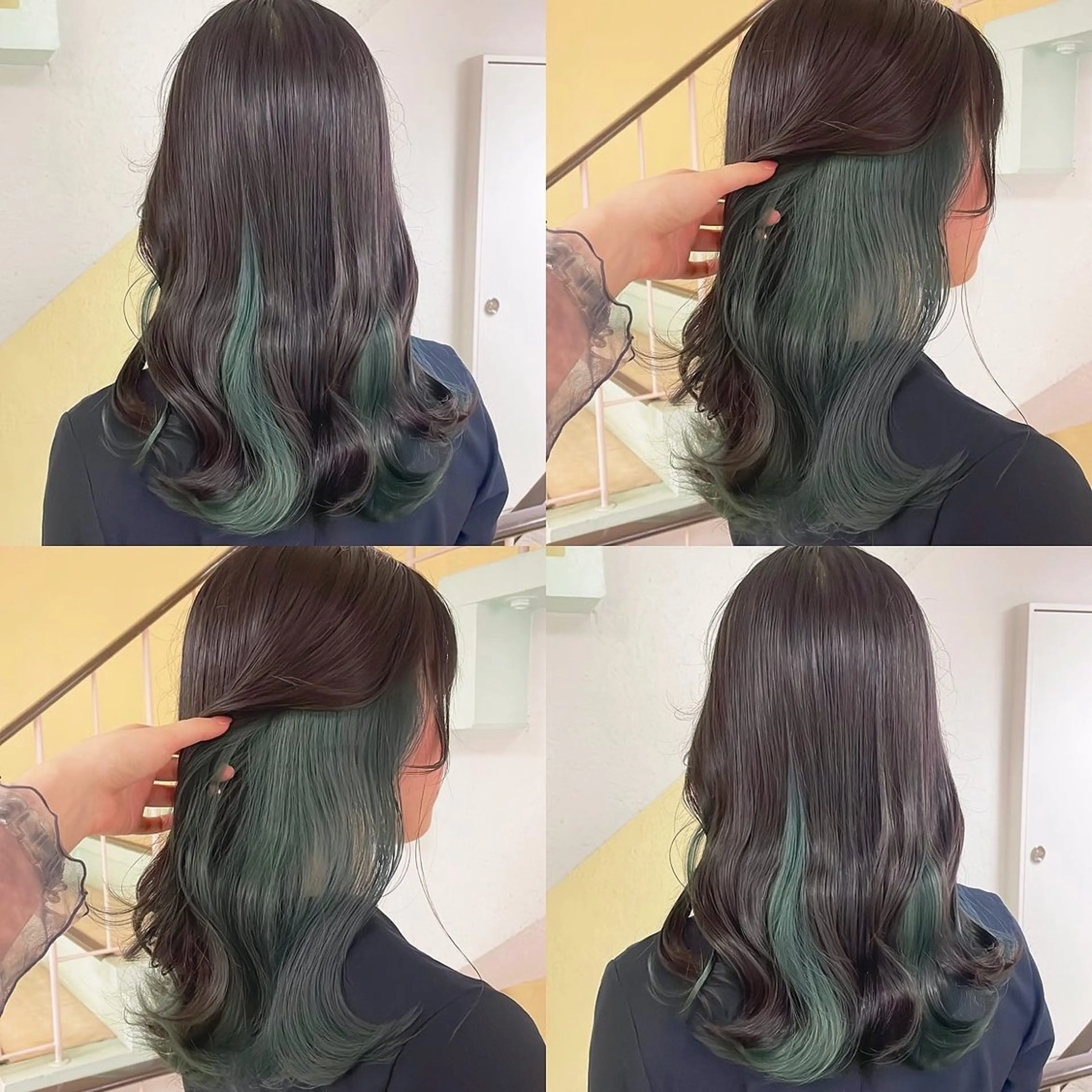 カラー ヘアカラー トリートメント 渋谷:インナーカラー ／🍒エリカ🍒のヘアスタイル