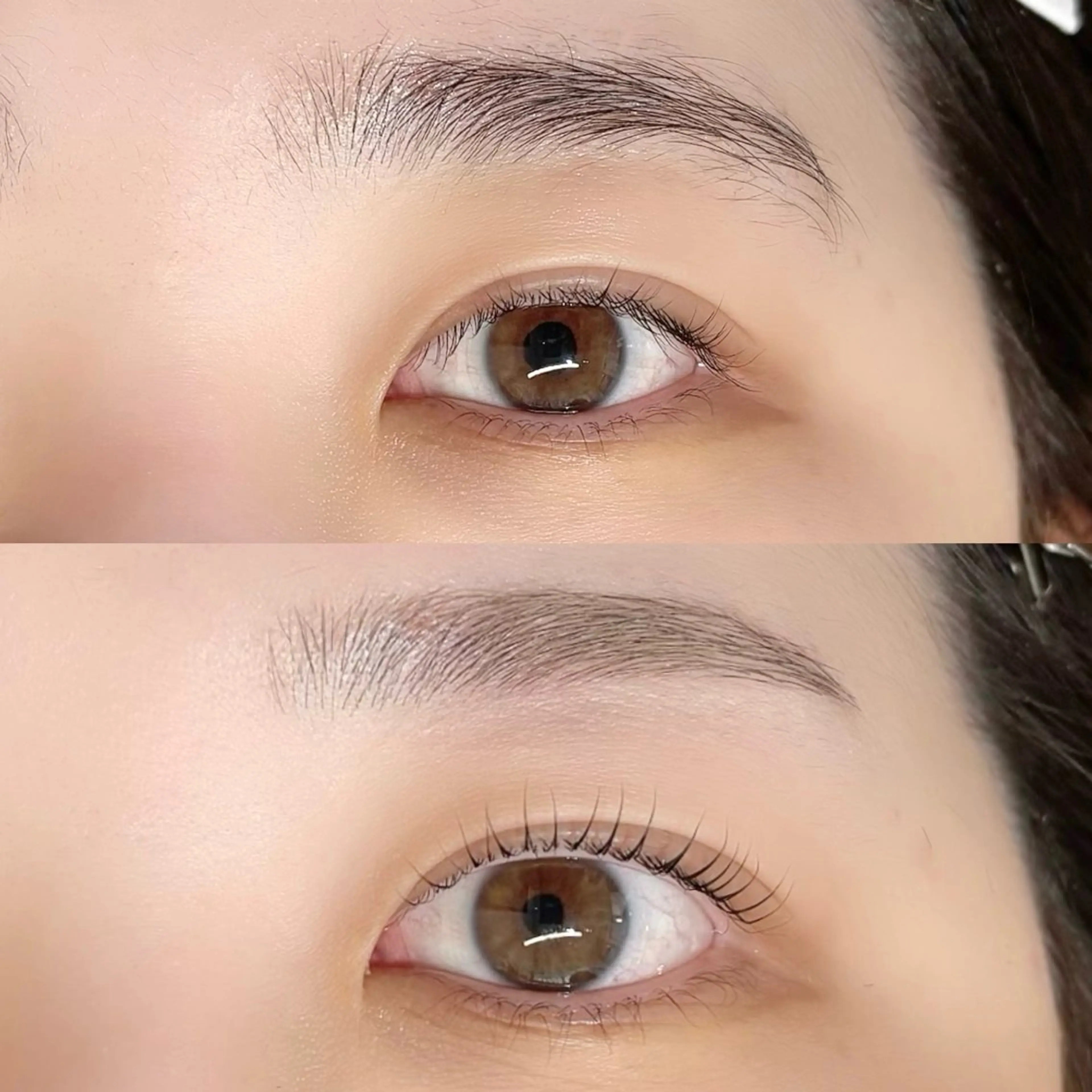 【美眉アイブロウWAX＋似合わせまつげパーマ】￥8700→7500の写真