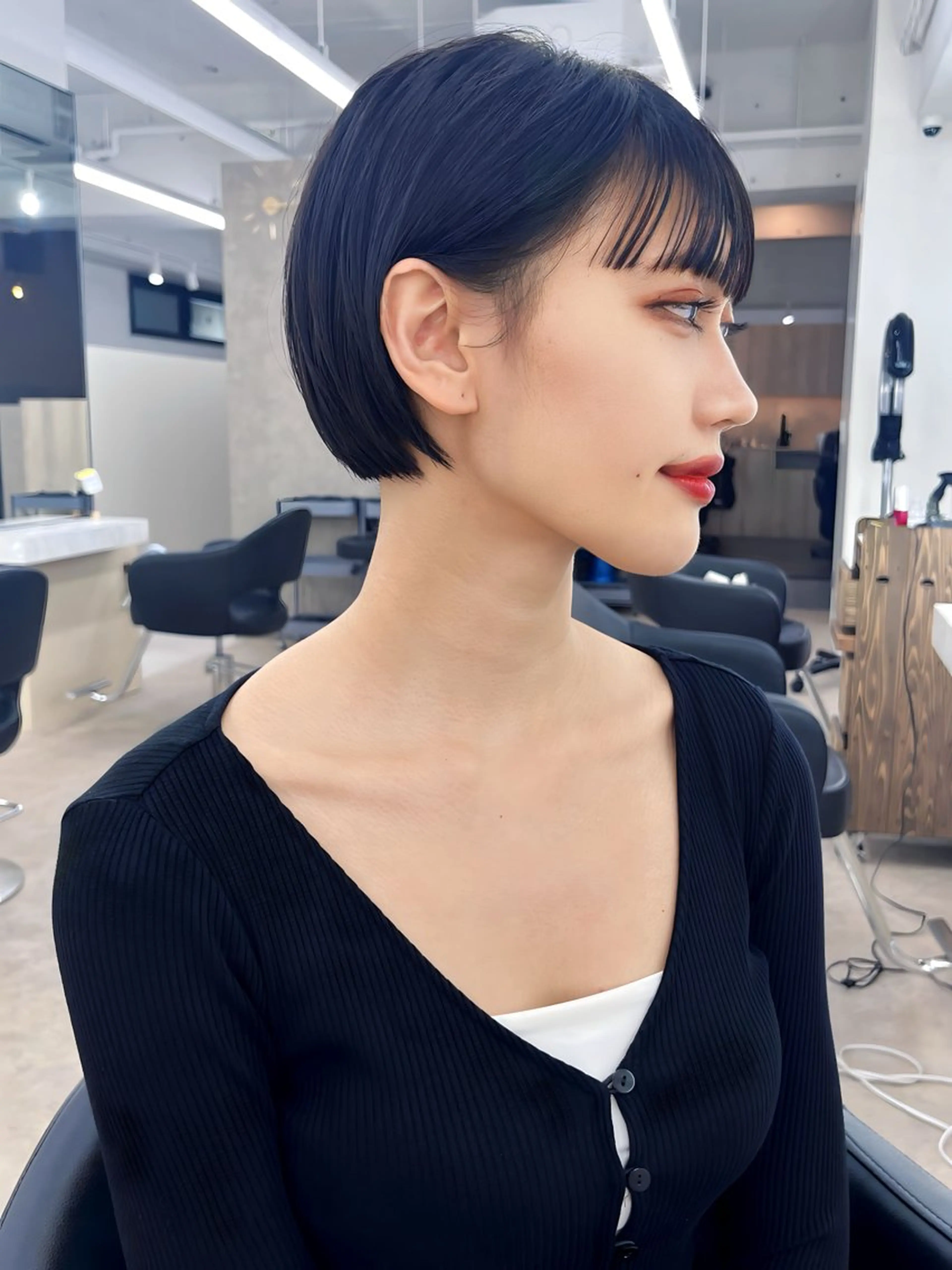 ショート 髪質改善 ショートヘア トリートメント 岡安優太 顔まわり似合せが得意のヘアスタイル