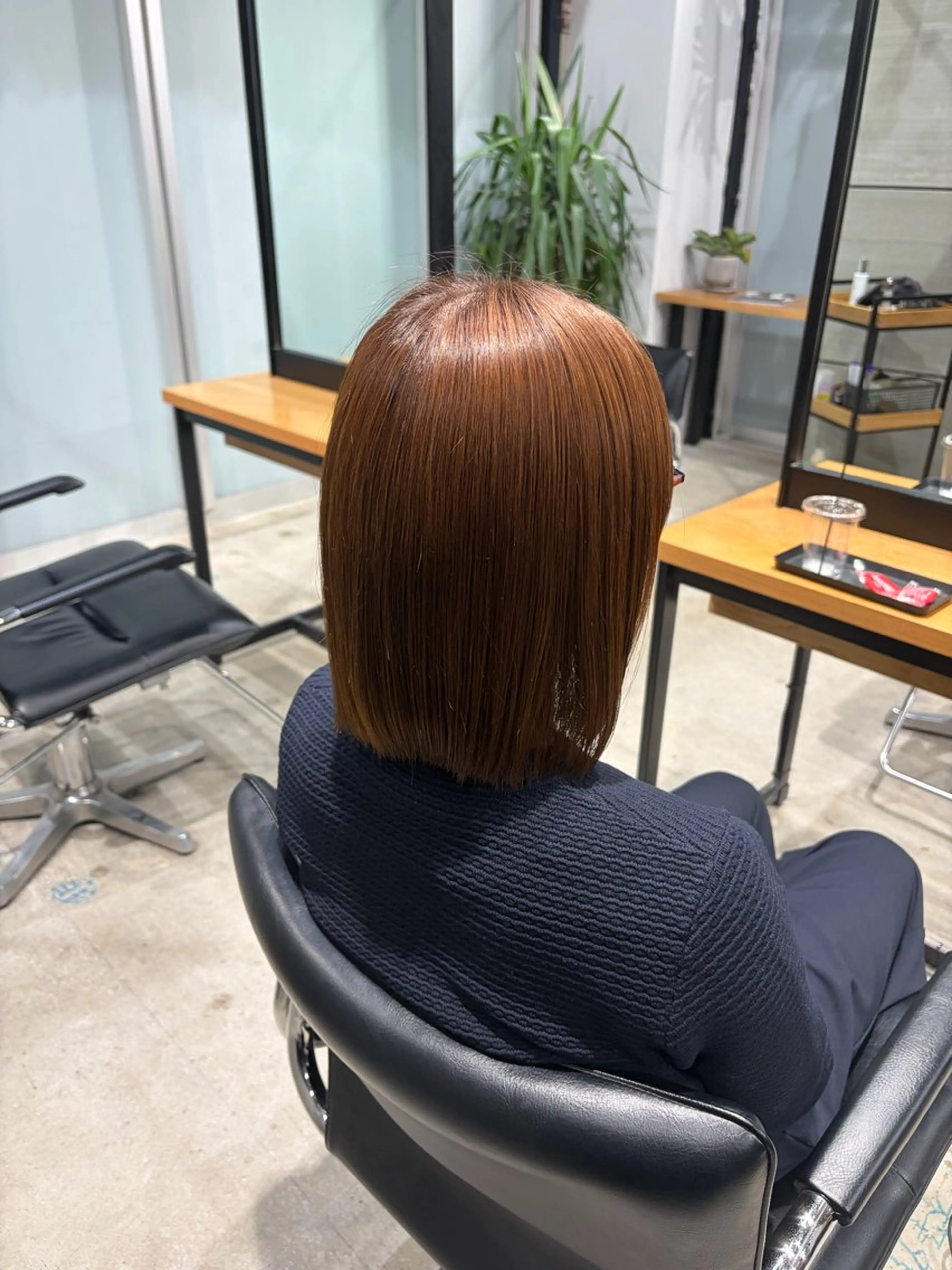ミディアム カラー ヘアカラー ナチュラルカラー リタッチ　あんりのヘアスタイル