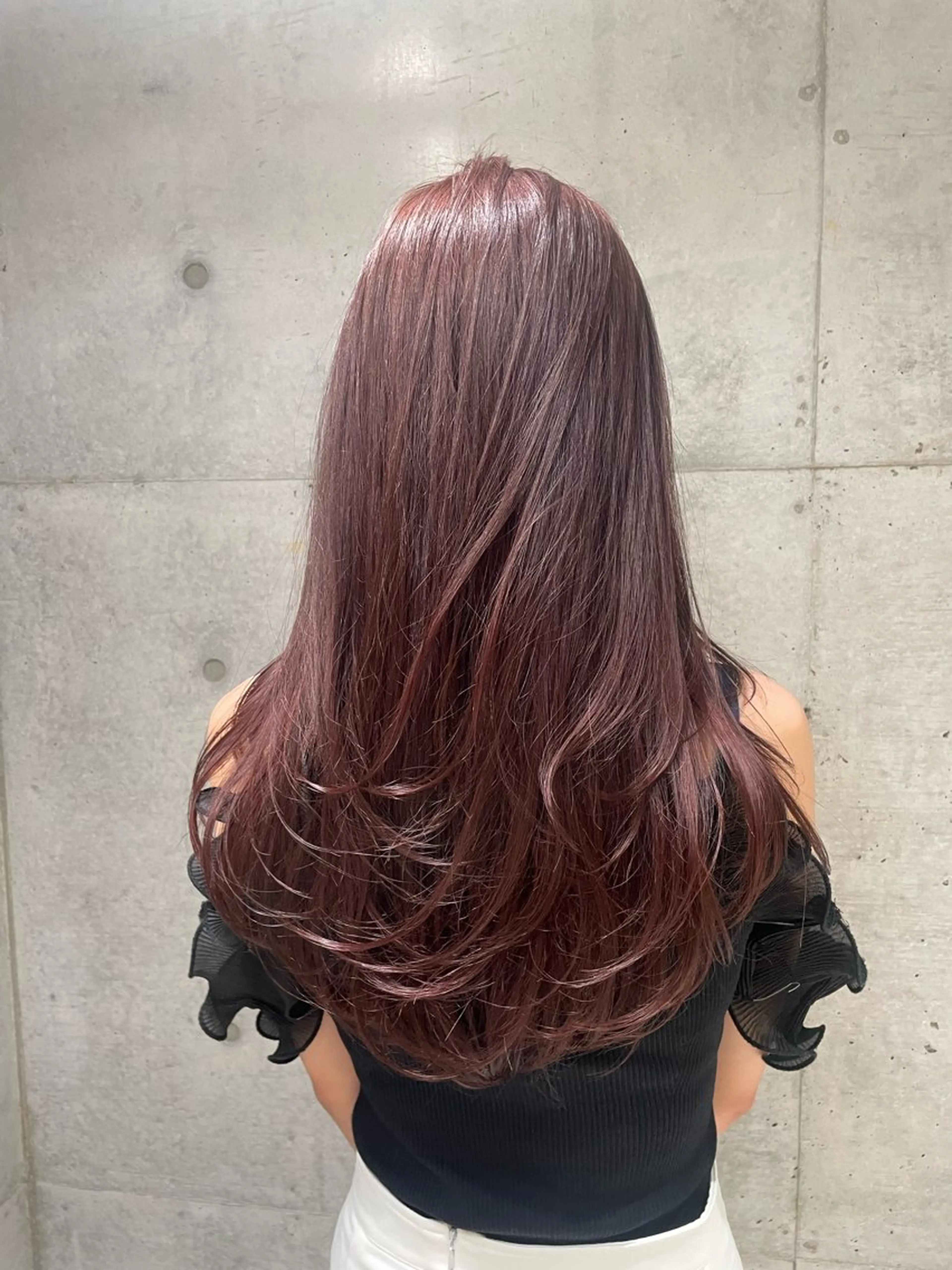 カラー ブリーチ ブラウンカラー 透明感カラー ラベンダーカラー ブリーチなしカラー 竹下 柊也のヘアスタイル