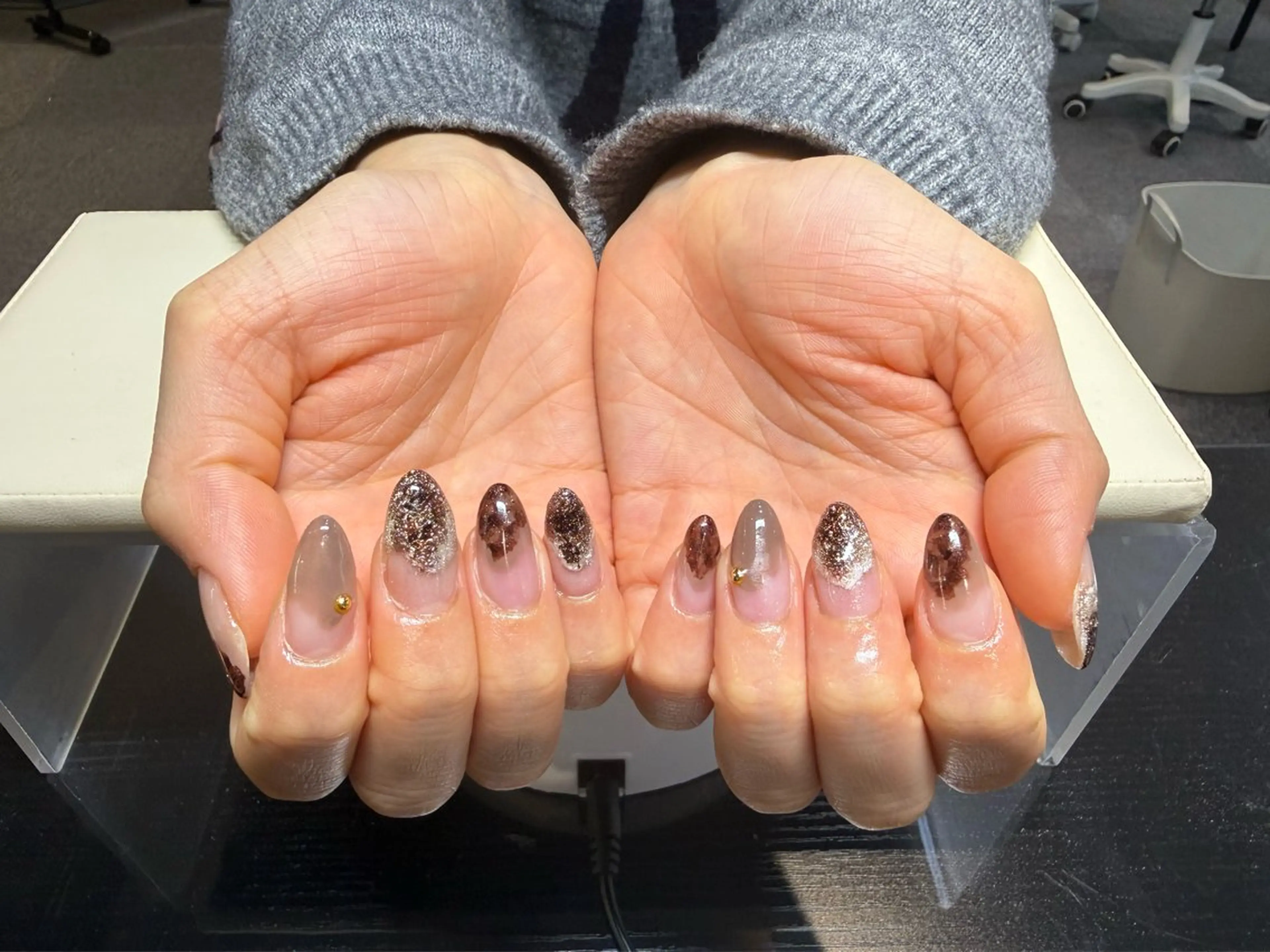 ネイル ニュアンスネイル れいか ⏦ﾟのネイルデザイン