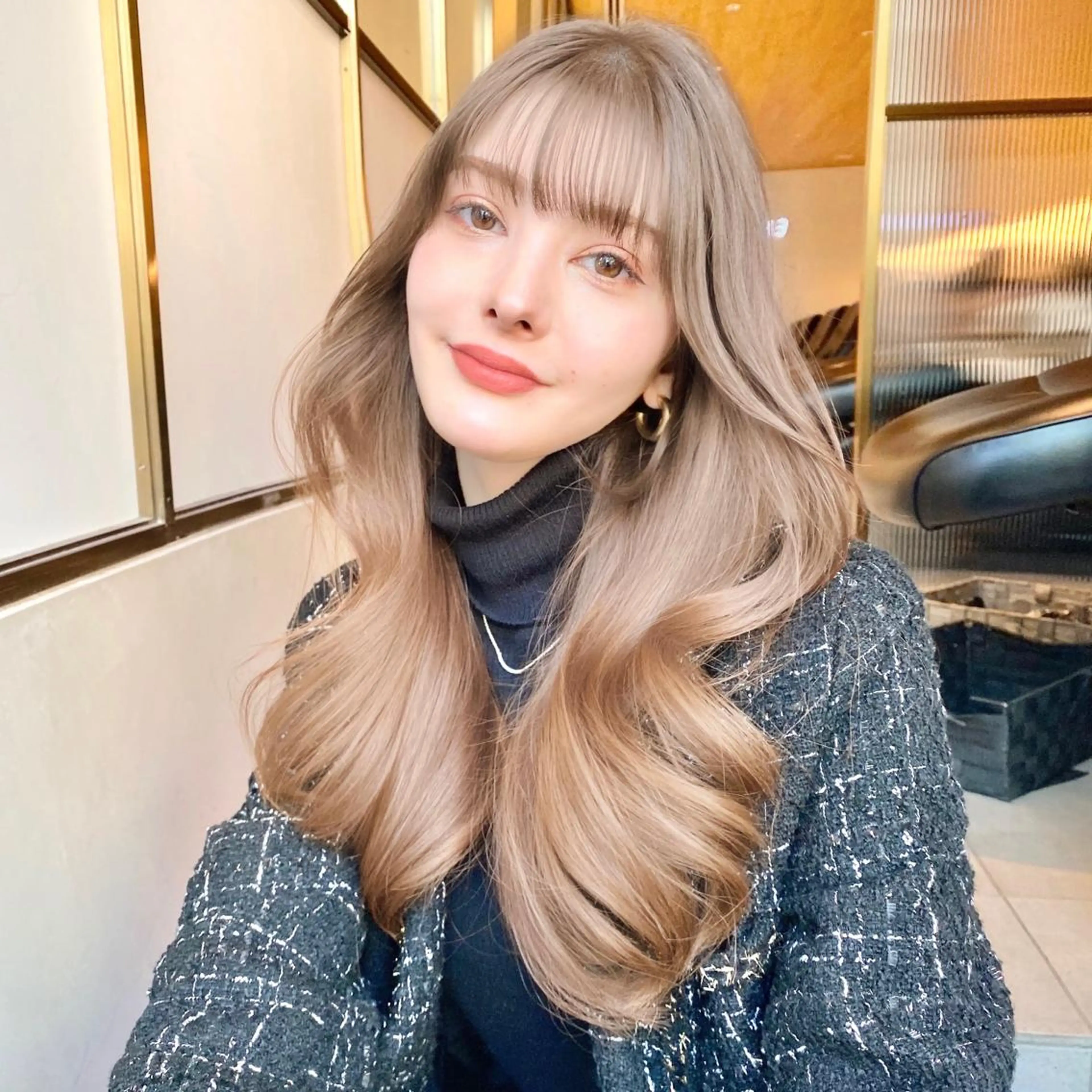 ロング くびれヘア くびれレイヤー レイヤーカット カット ヘアカラー トリートメント 韓国くびれレイヤー 🇰🇷はづきのヘアスタイル