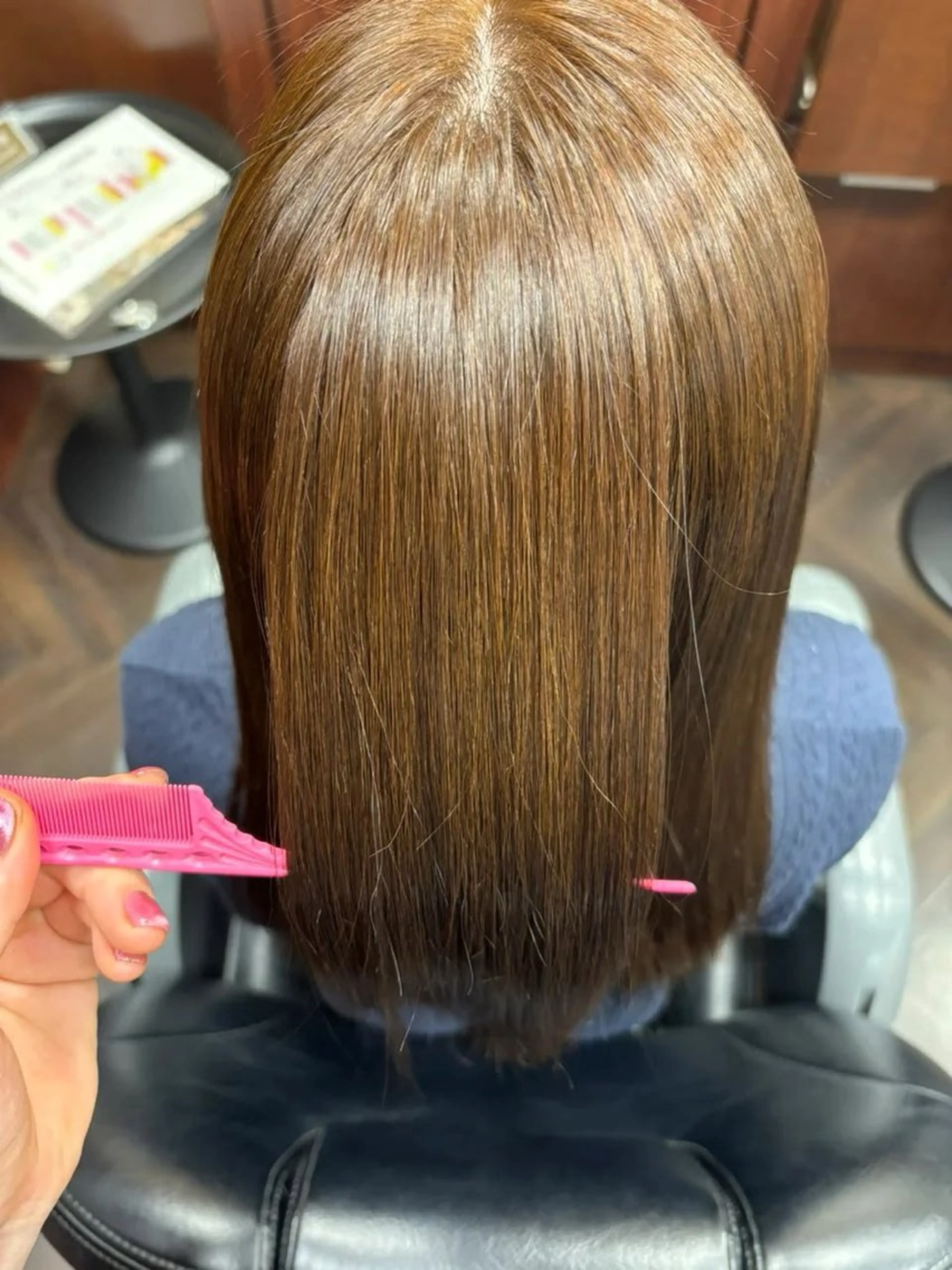 ロング アリヤマ メイカのヘアスタイル