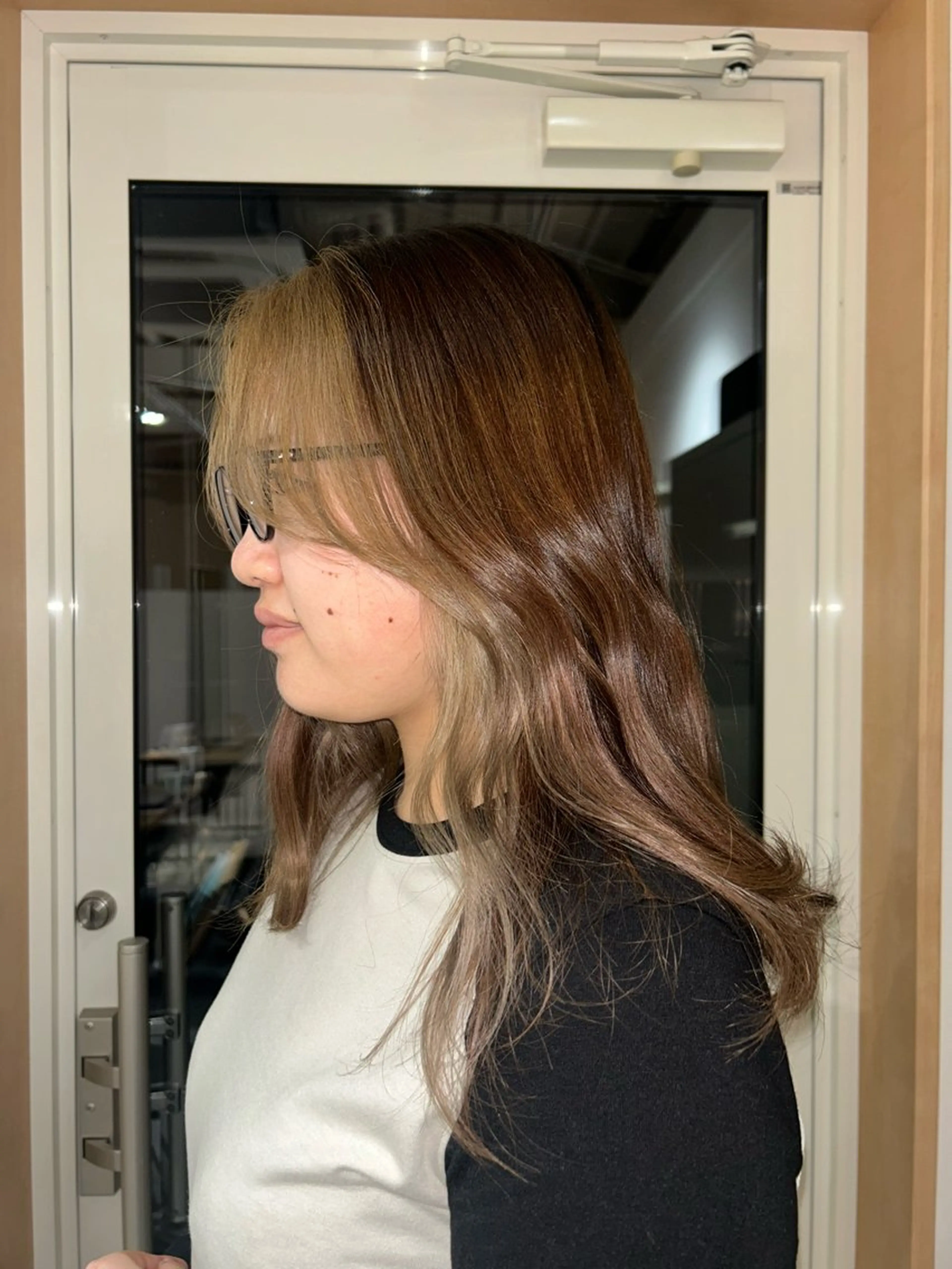 カラー ミストバング  フェイスフレーミング インナーカラー ⟡.· ボブ/ レイヤーカット⟡.·のヘアスタイル