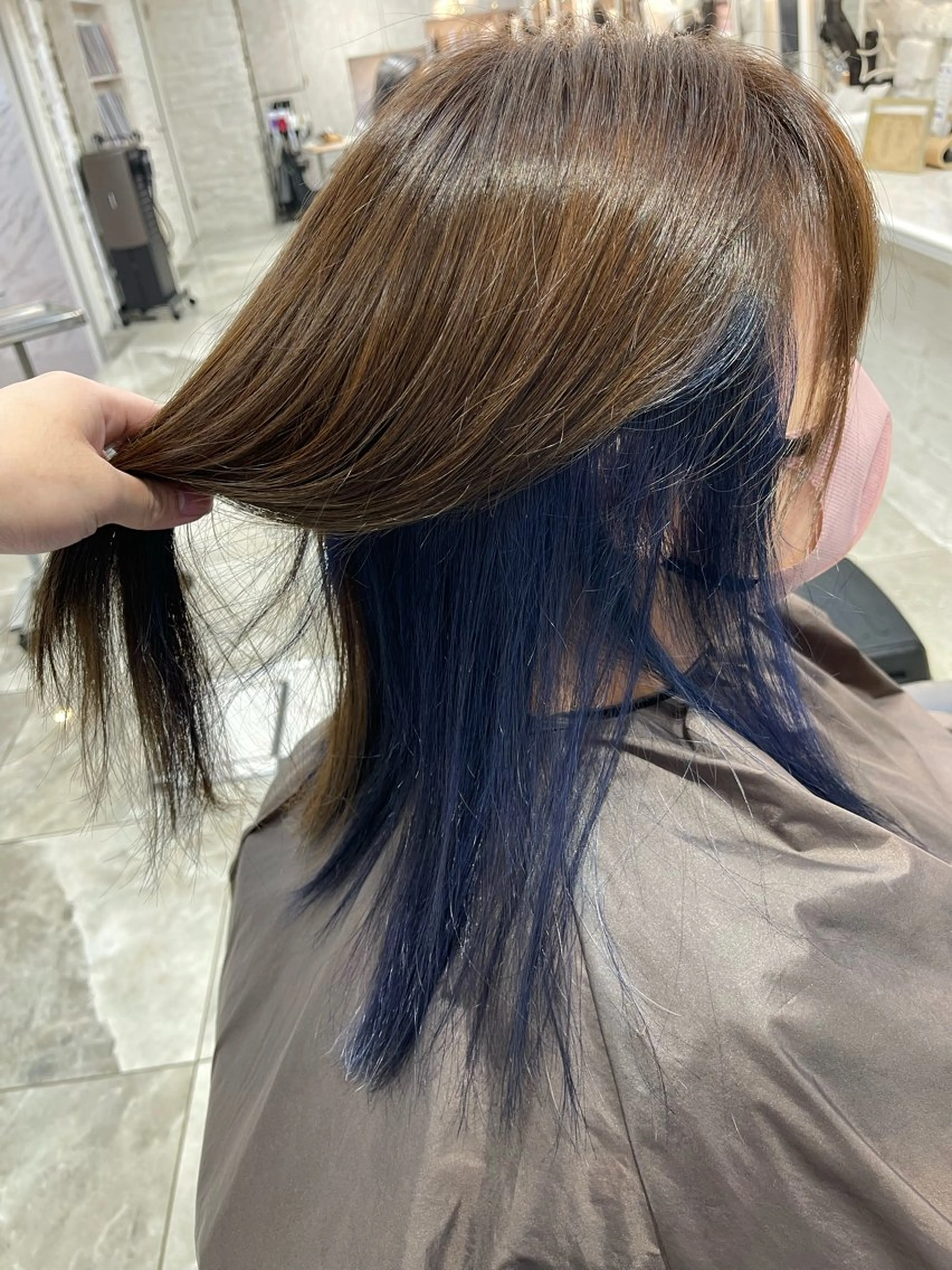 ロング 西野 蓮のヘアスタイル