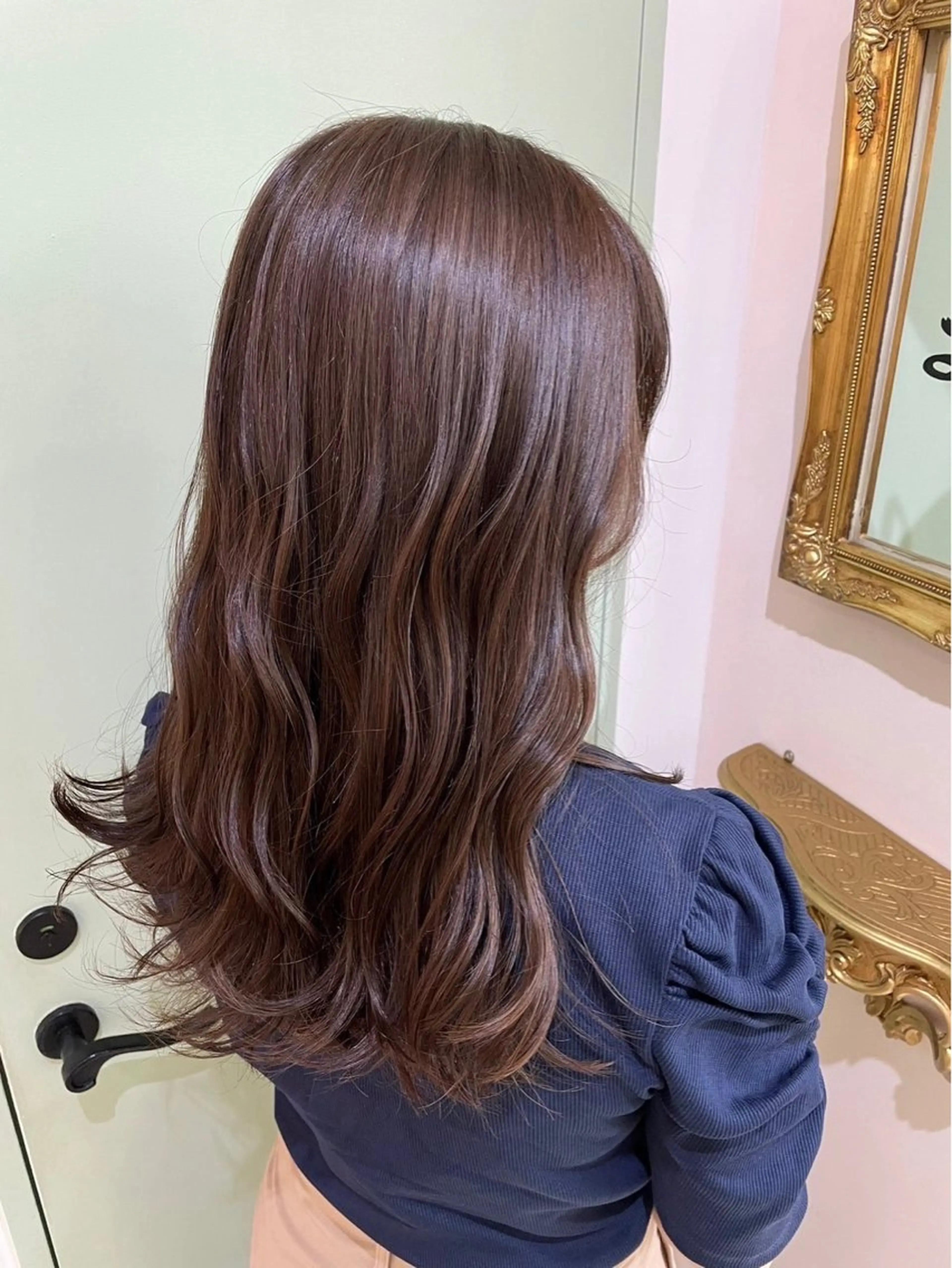 ロング カラー カット ヘアカラー 心斎橋美容室 Hikaru🌟のヘアスタイル