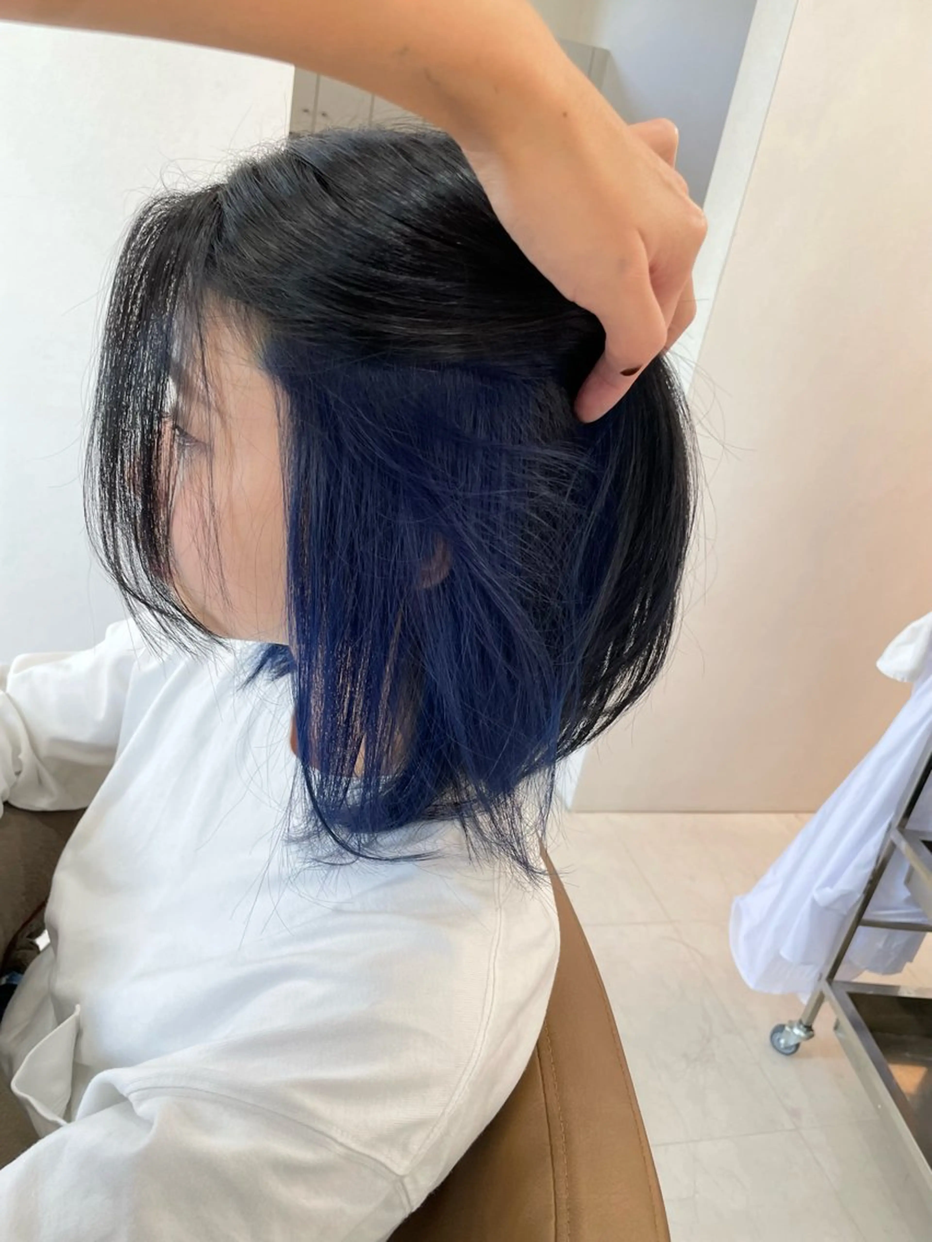 ミディアム ヘアカラー 鈴木 妃帆未のヘアスタイル