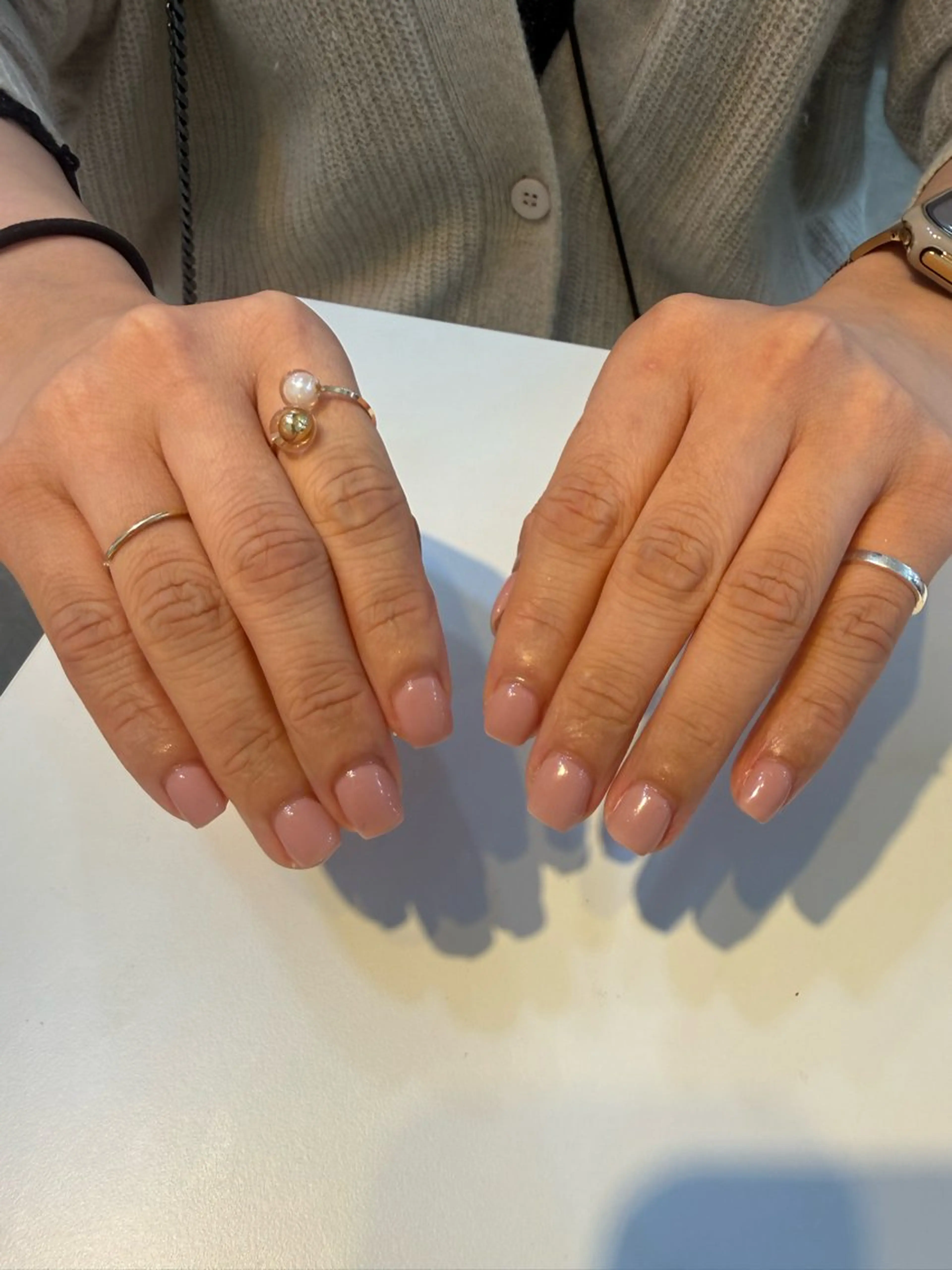 ネイル ワンカラーネイル ハンドネイル 佐藤 沙佑里のネイルデザイン