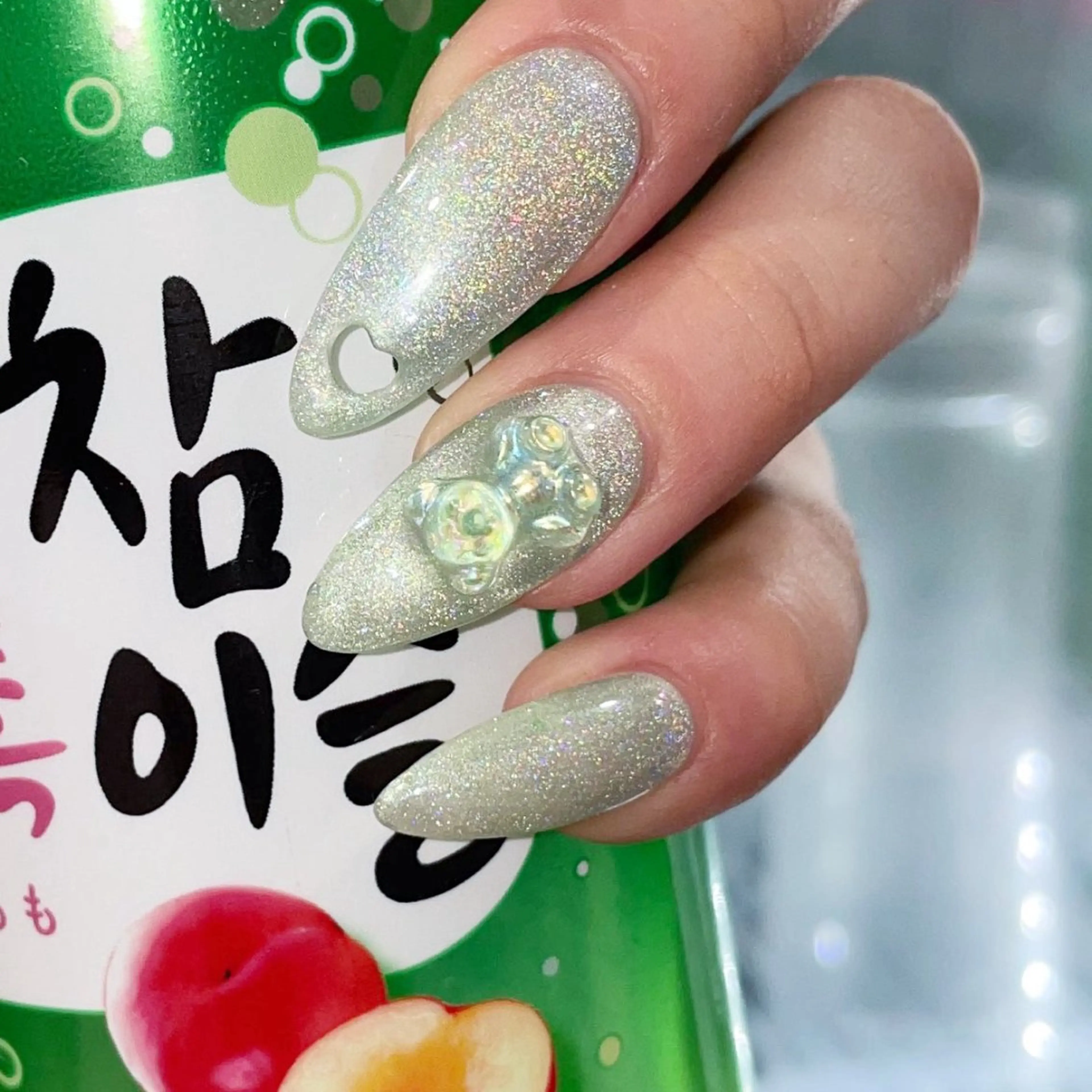 ネイル ハート ネイルチップ nail salon Bayのネイルデザイン