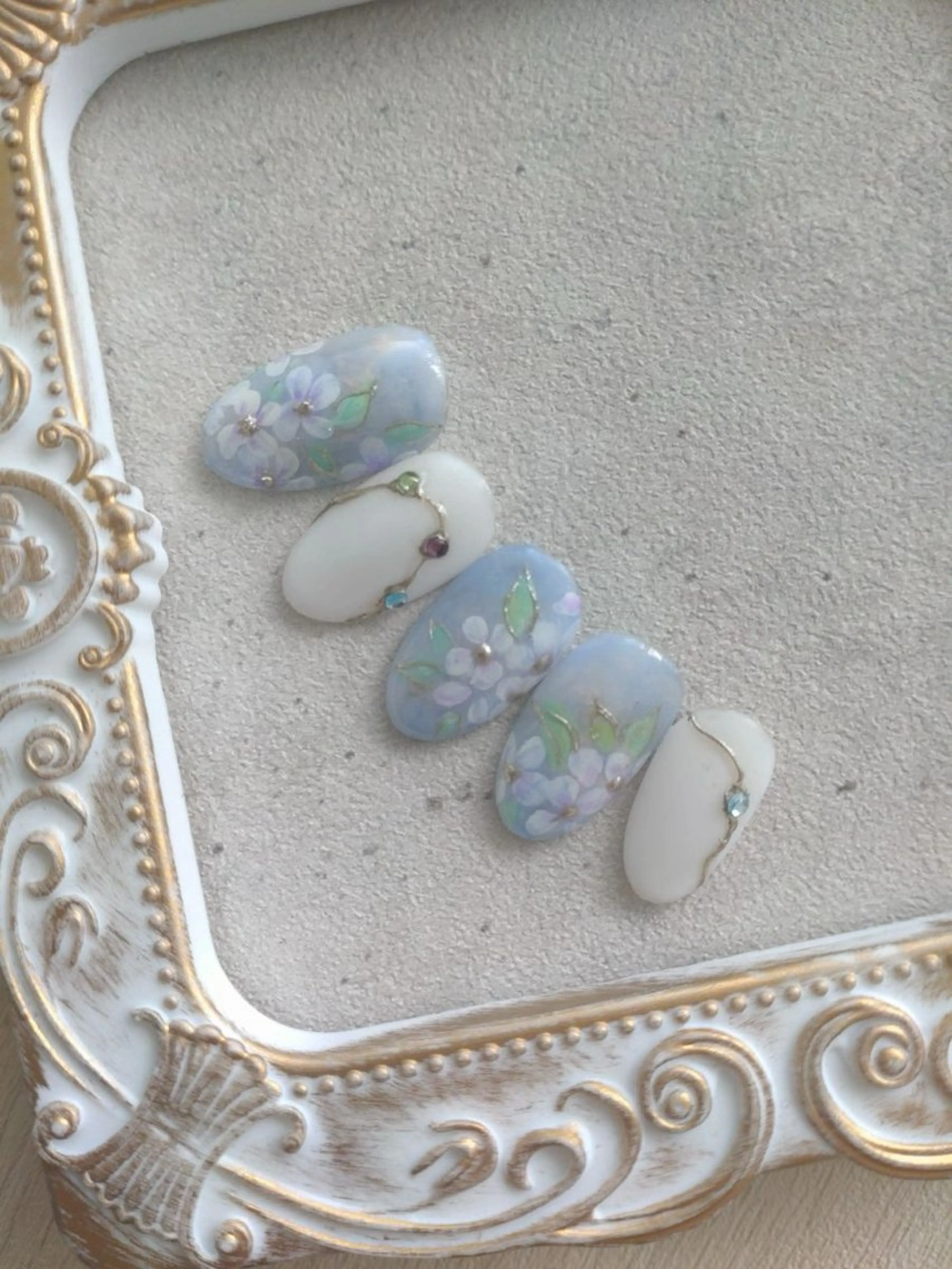 ネイル ⭐︎休業中の練習⭐︎ JNA認定講師髙橋のネイルデザイン