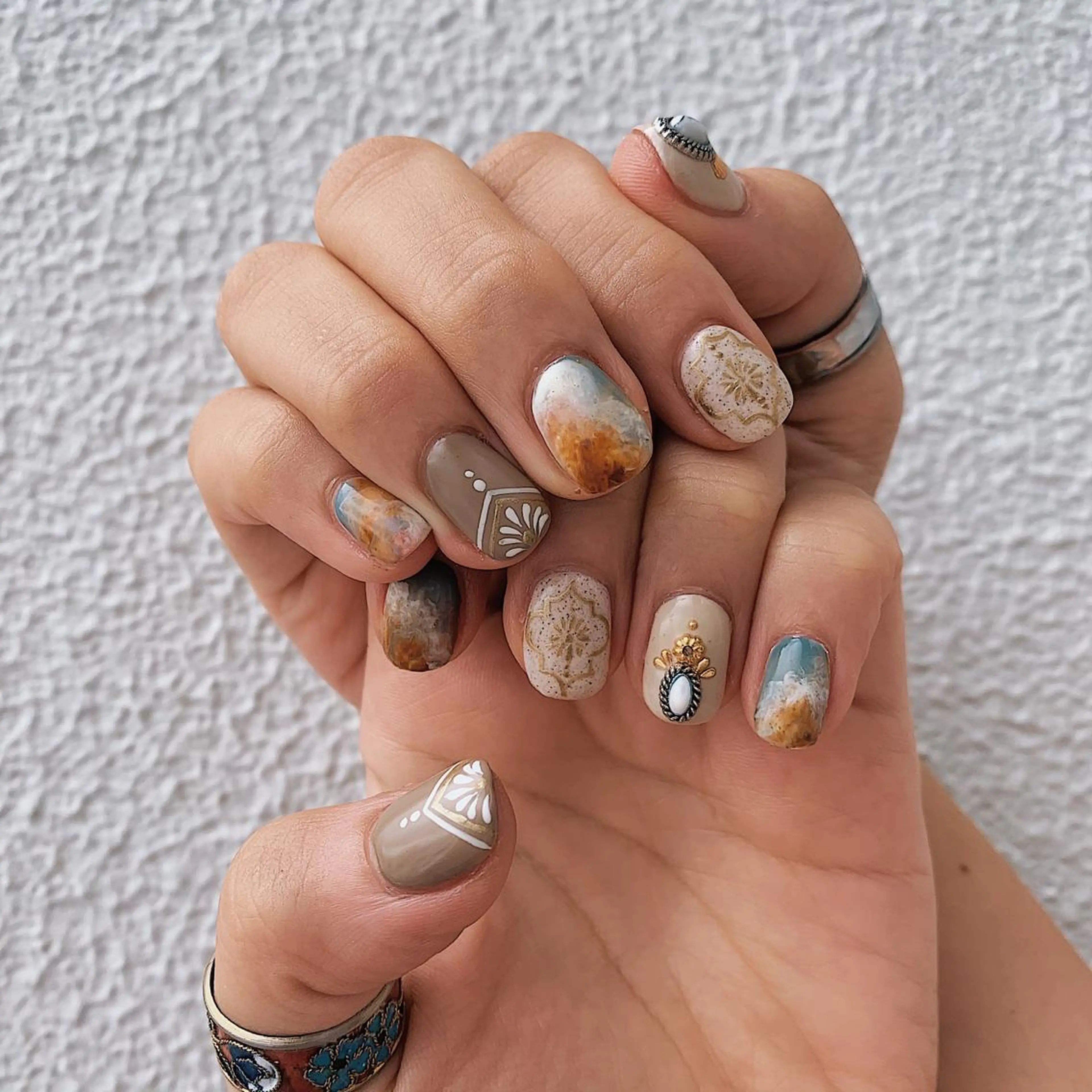 ネイル ニュアンスネイル tener 🧋yume🧋のネイルデザイン