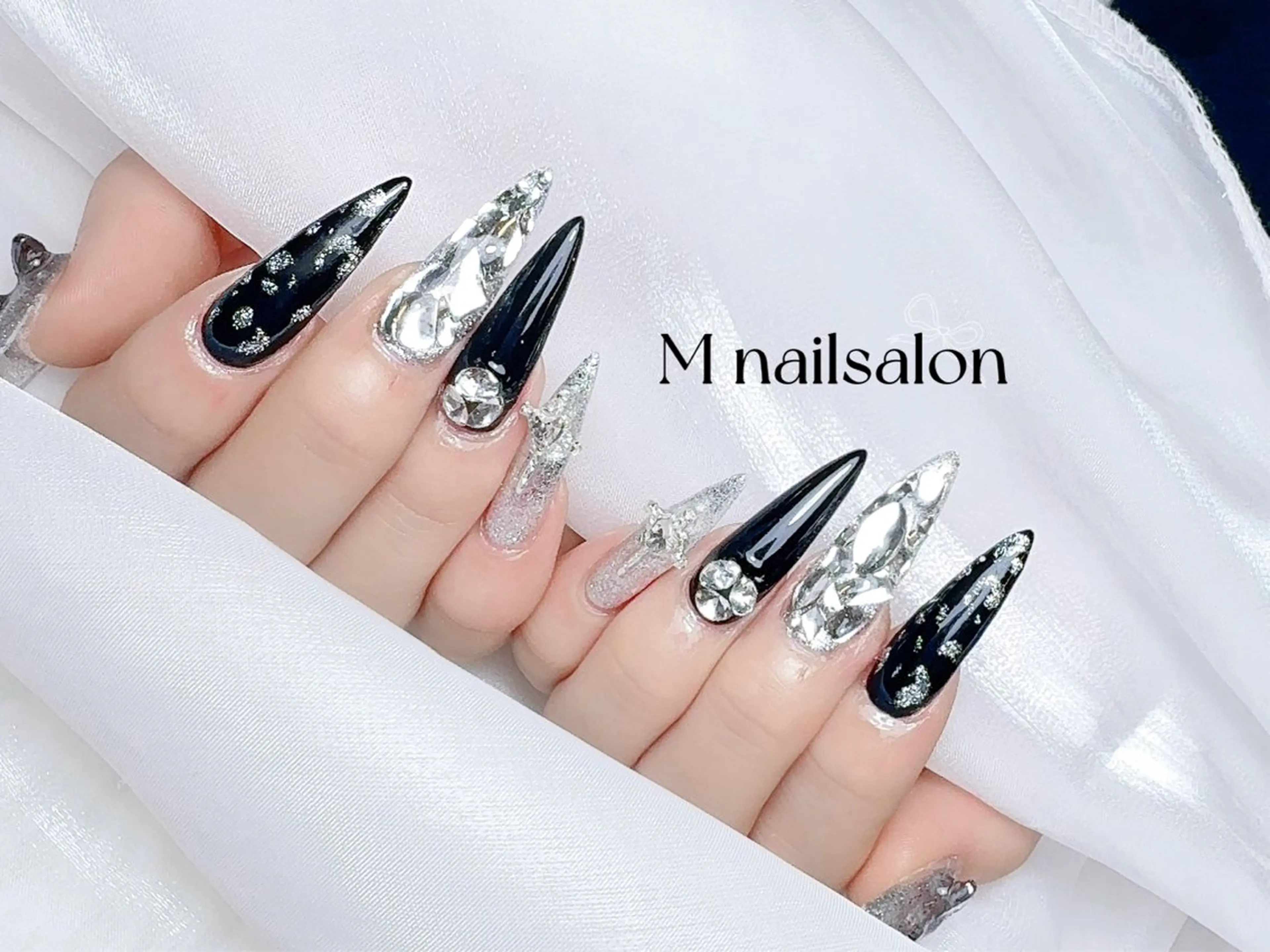ネイル ハンドネイル M🌷nail 長さだし専門店のネイルデザイン