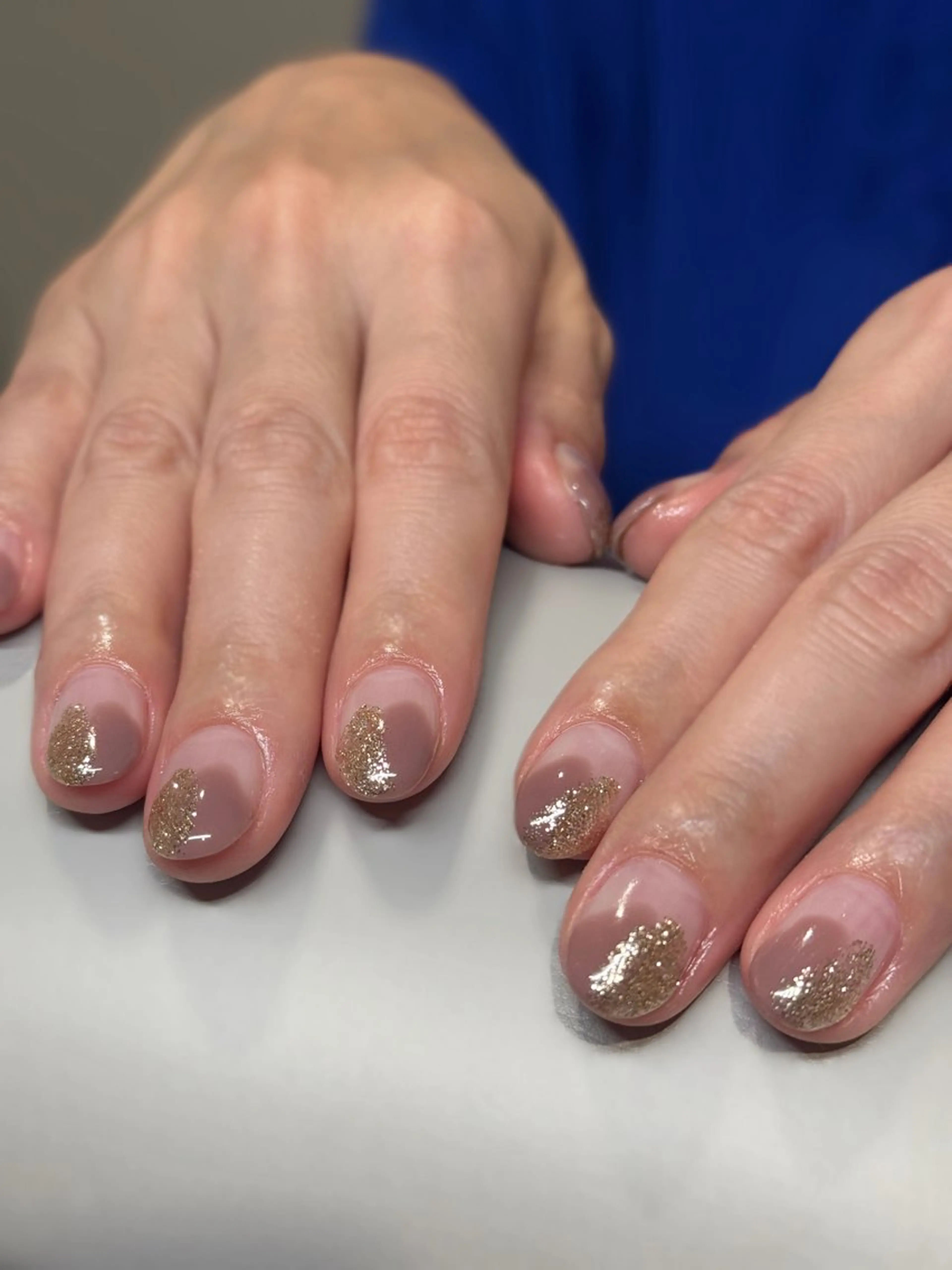 ネイル ラメ(グリッター) ハンドネイル &robe 銀座店 mayuのネイルデザイン
