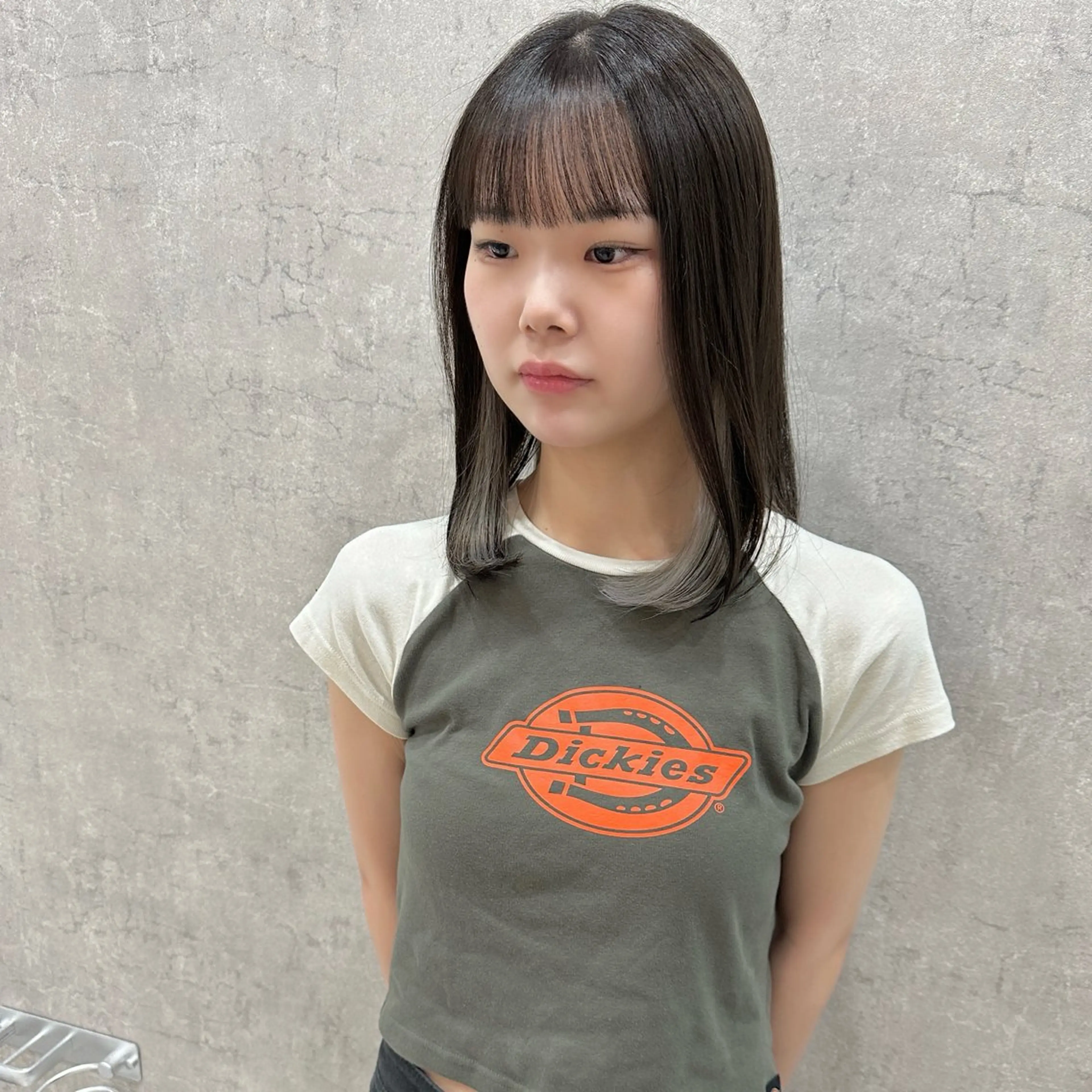 ミディアム カラー はちすか るかのヘアスタイル