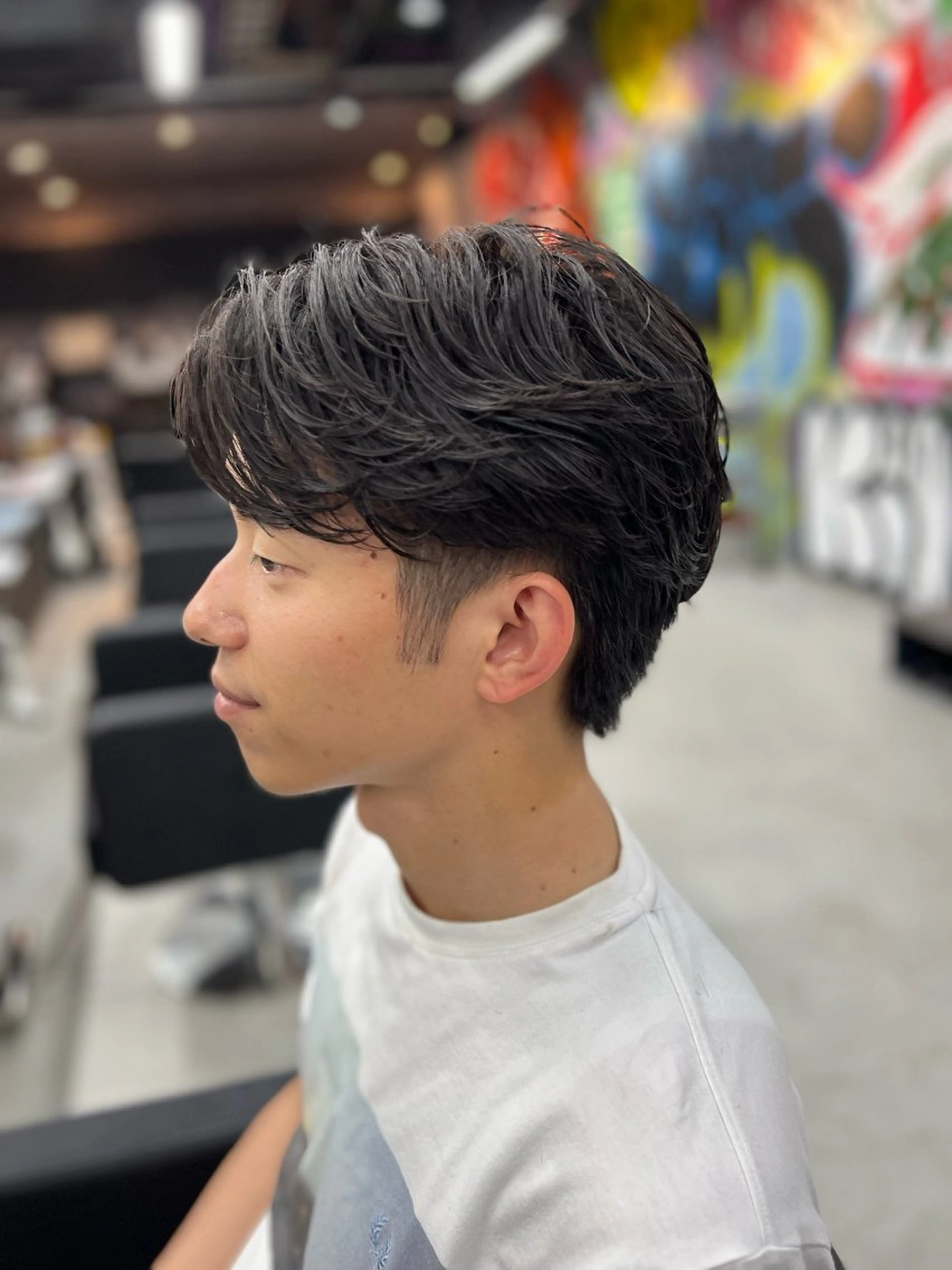 ショート パーマ メンズ 錦糸町/Men's cutパーマ石川史弥のヘアスタイル