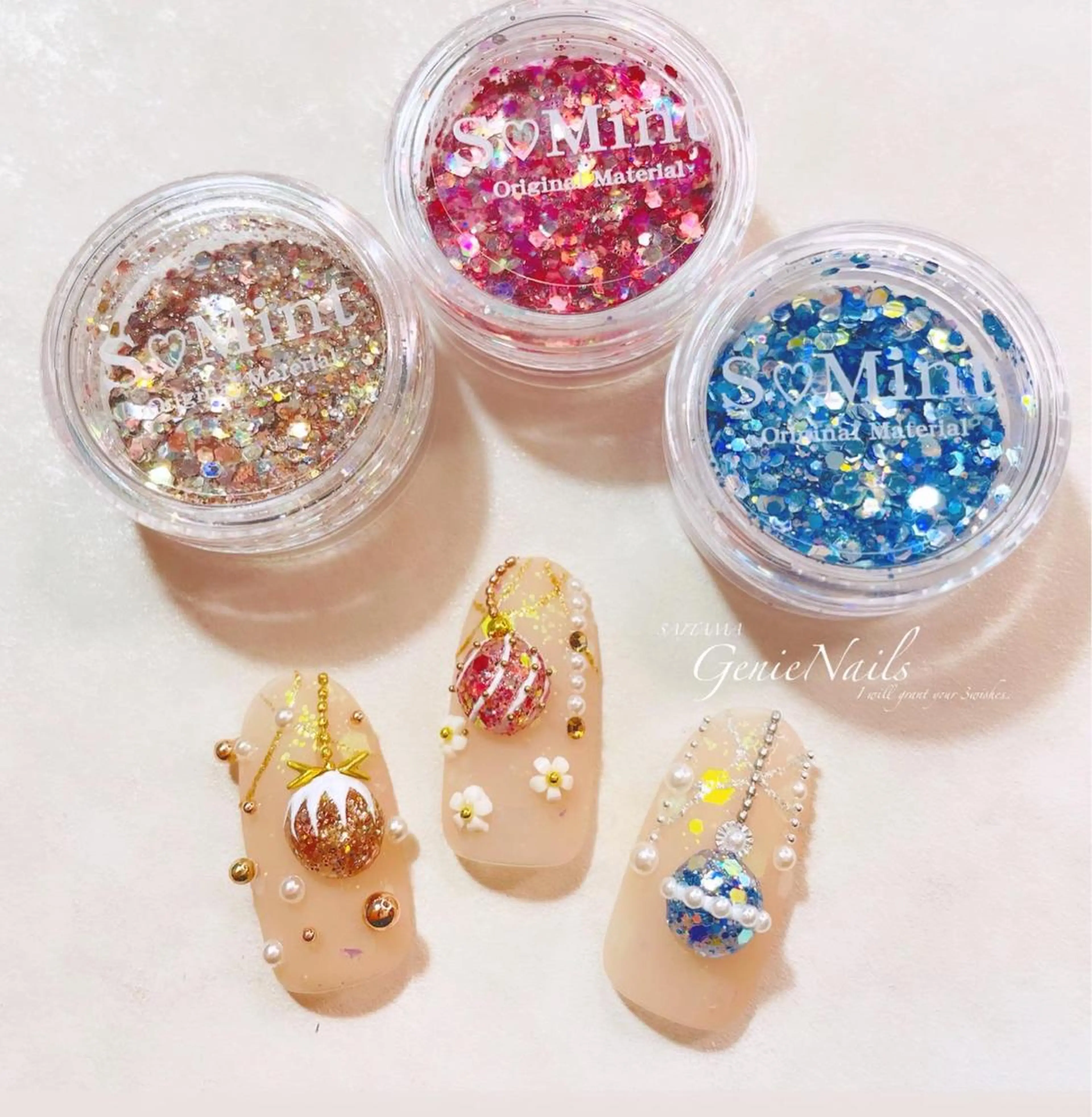 メンズ ネイル クリスマス フットネイル メンズネイル オフィスネイル ショートネイル Genie Nailsのネイルデザイン