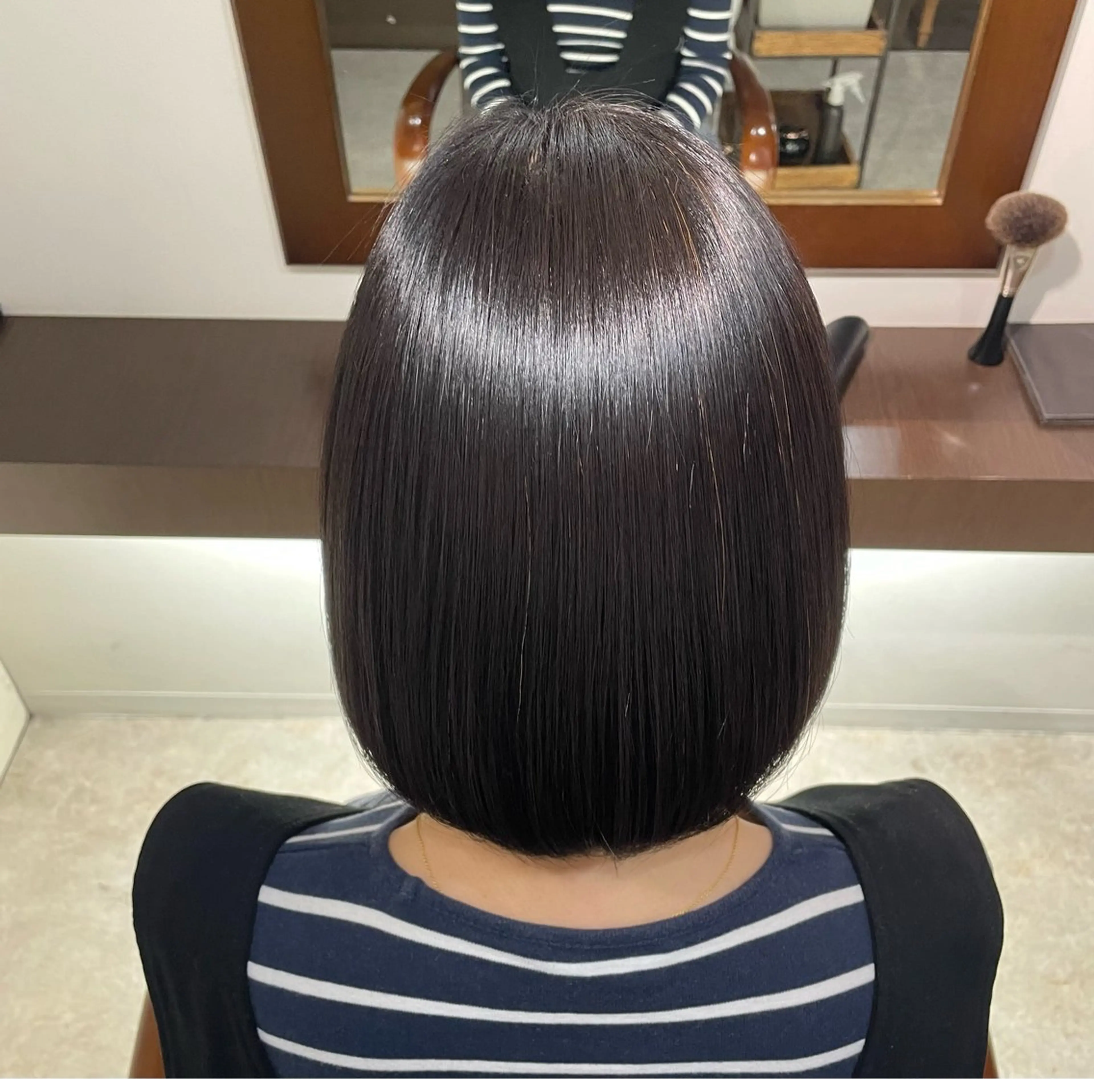 ショート 縮毛矯正 結衣 髪質改善モデル募集中のヘアスタイル