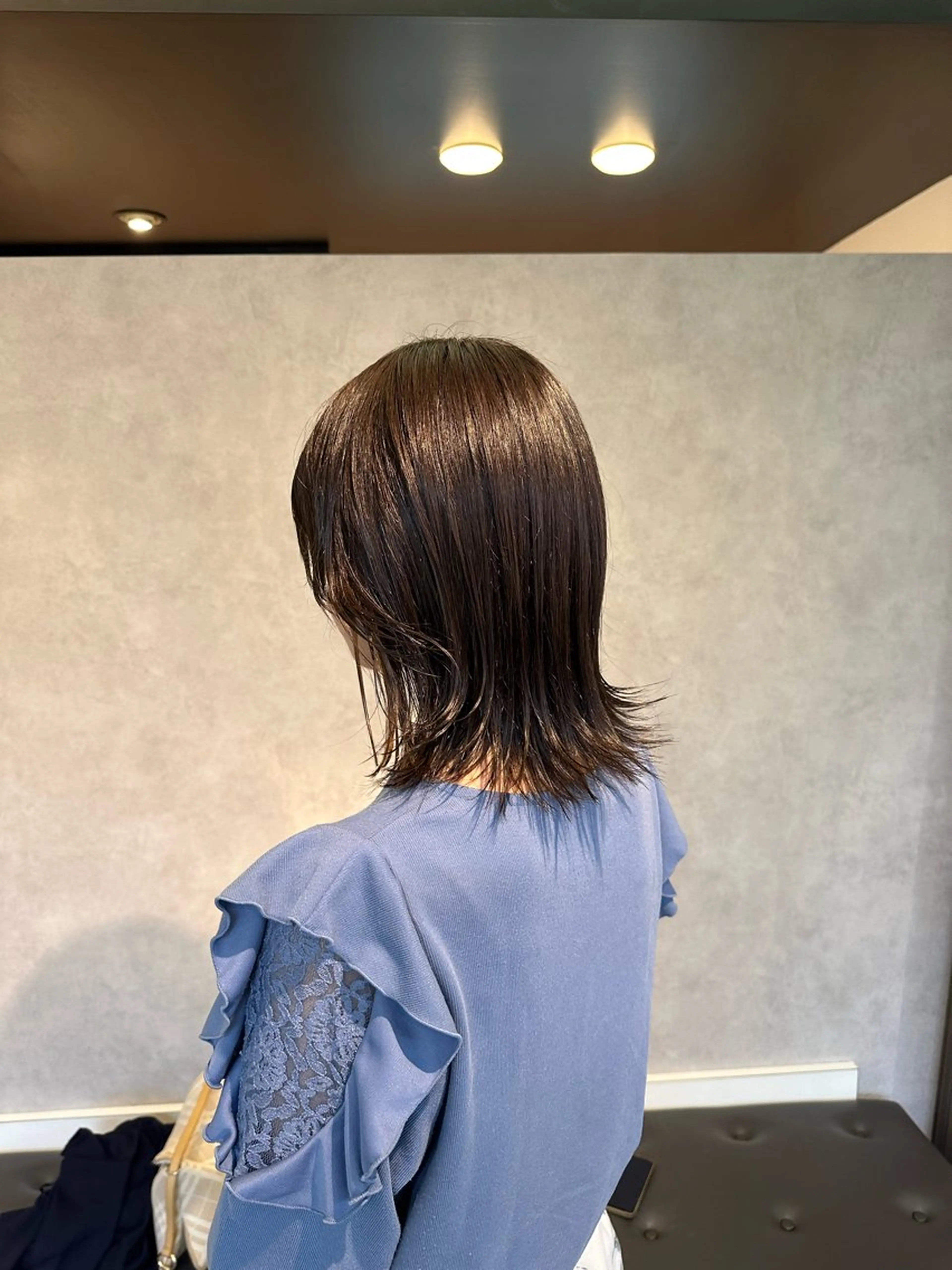 ミディアム 縮毛矯正 トリートメント uhiyama shotarouのヘアスタイル