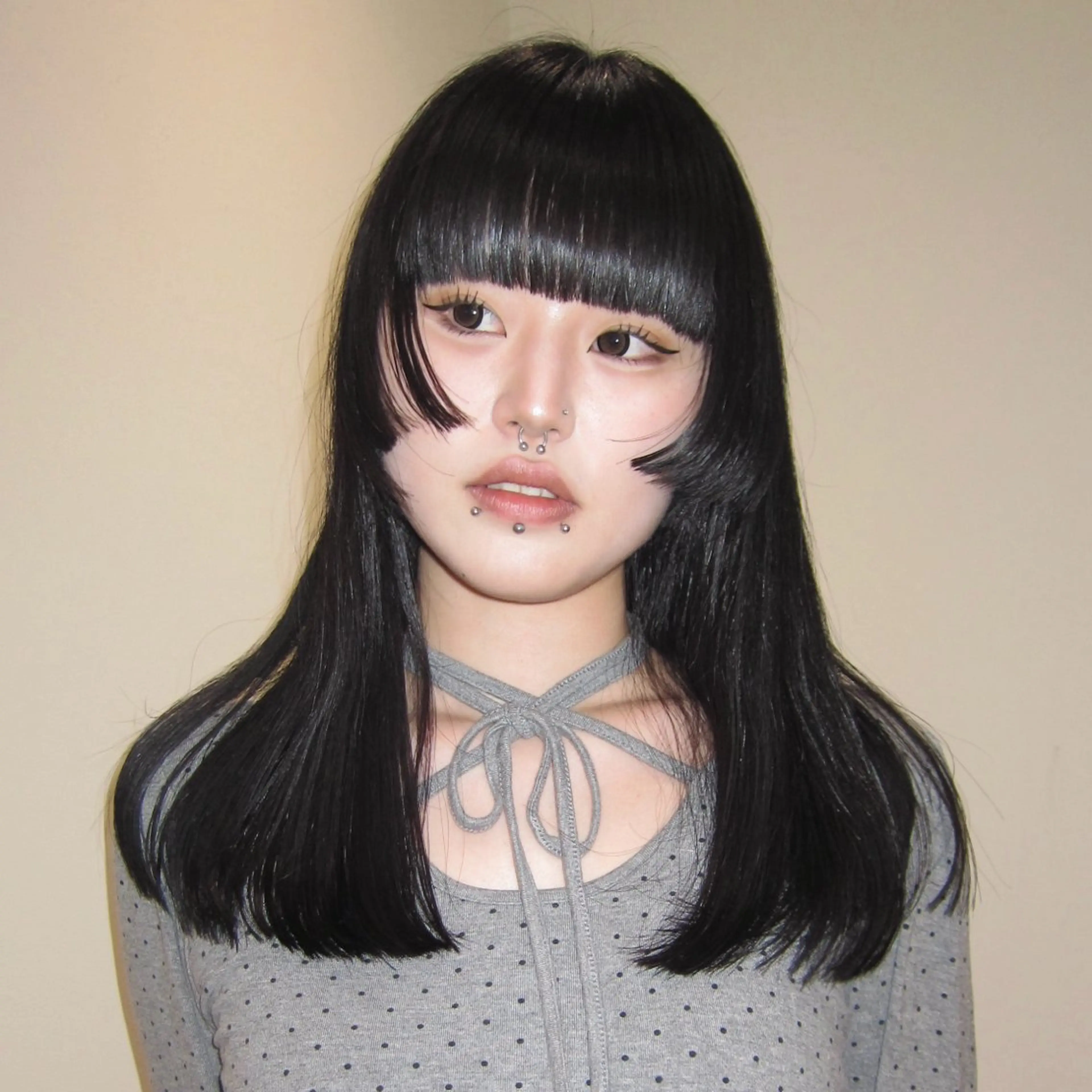 ミディアム カラー カット ヘアセット 似合わせカラー 🥣KYOKAのヘアスタイル