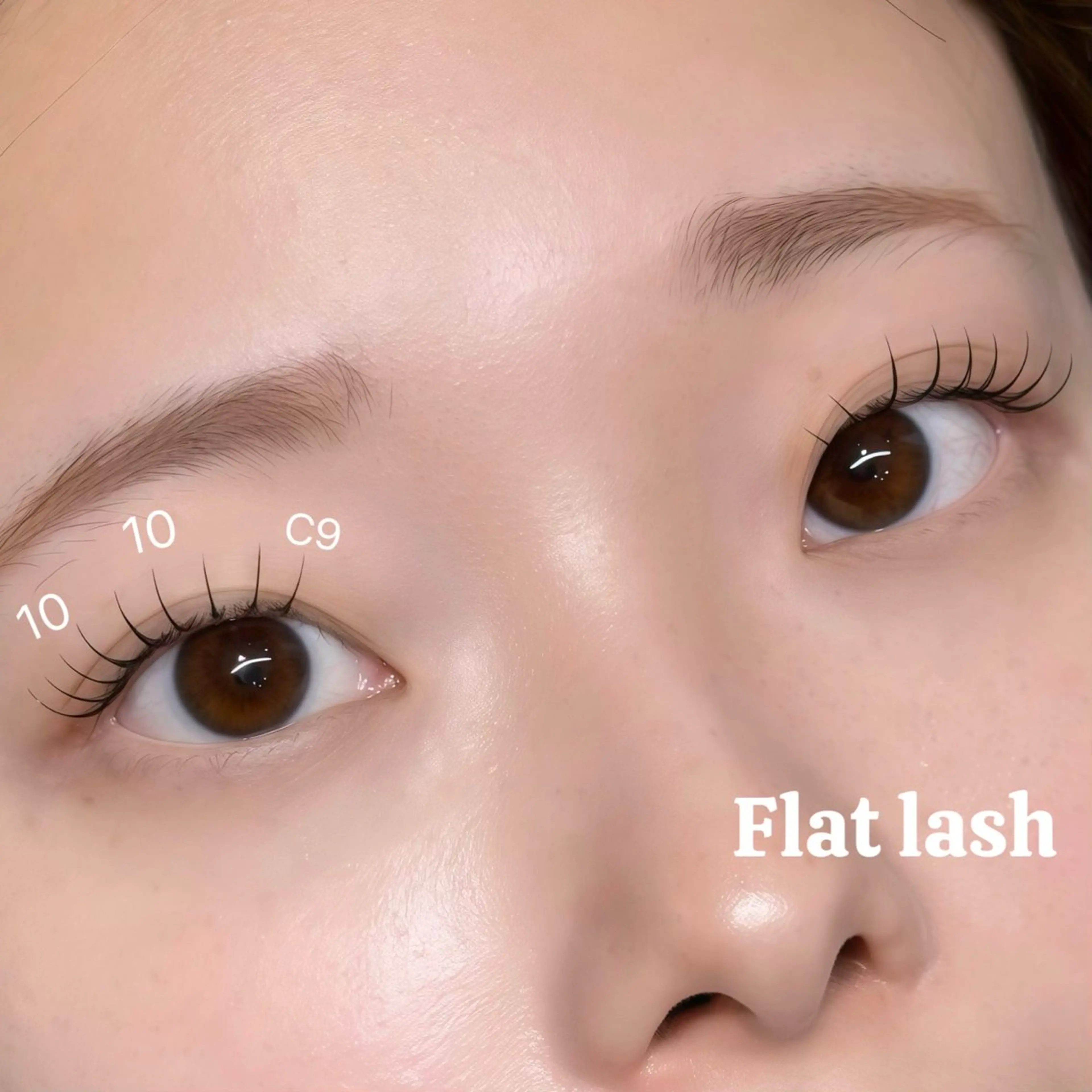 マツエク・マツパ フラットラッシュ Junna‎【まつげ /眉毛/すすきの】のマツエク・マツパデザイン