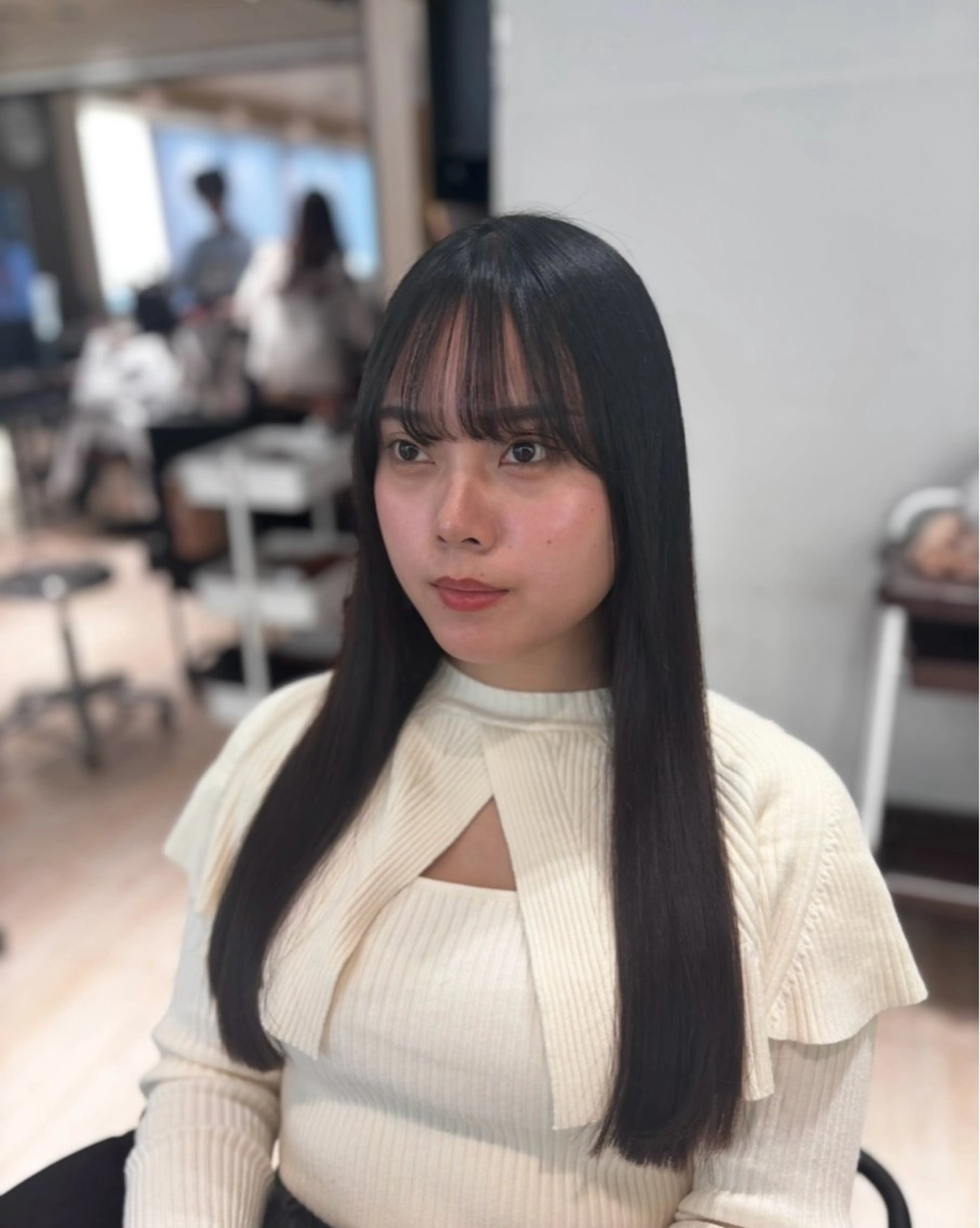 ロング 🎀韓国ヘア🎀 𝓡𝓲𝓷𝓱𝓪のヘアスタイル