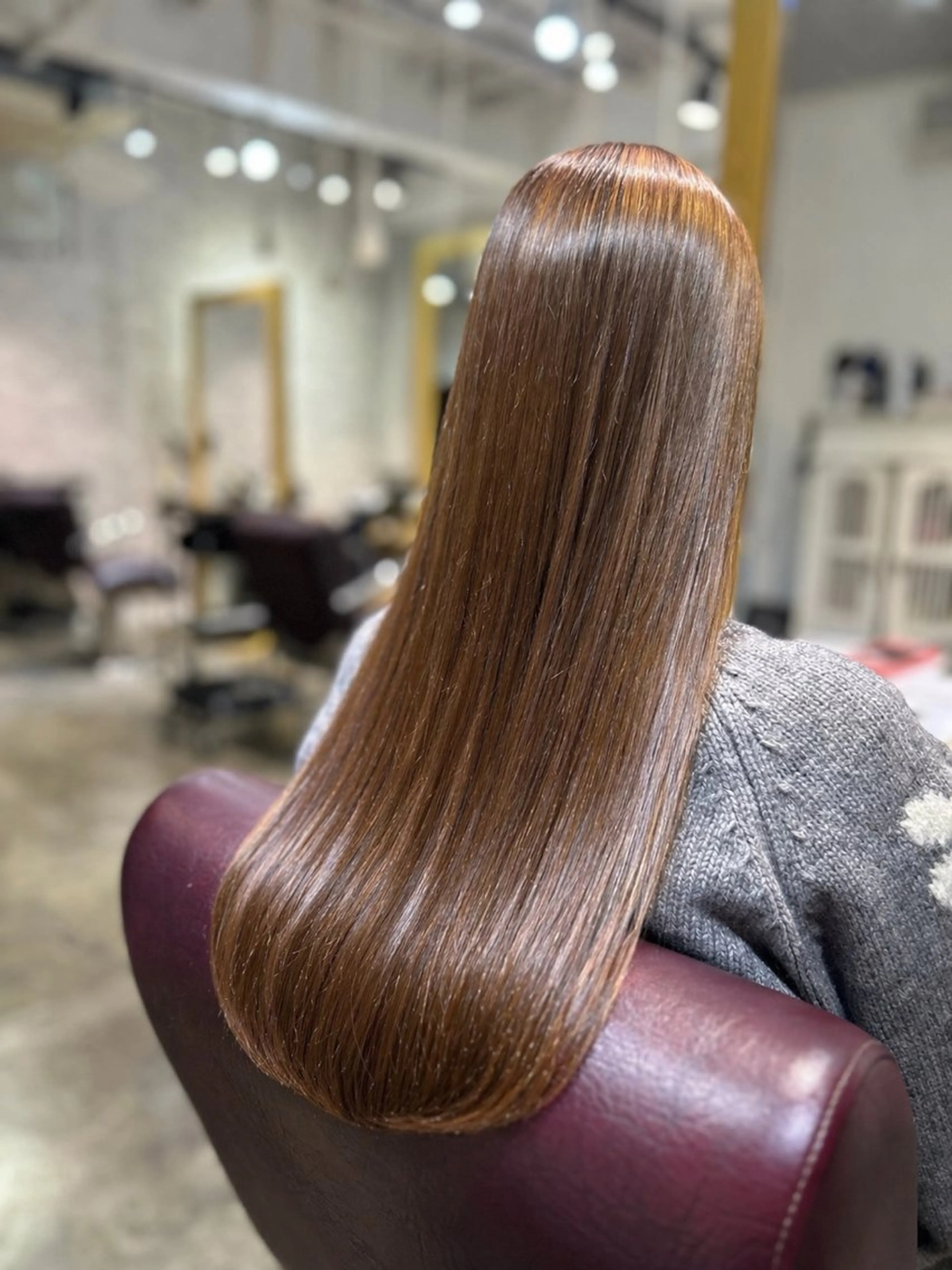 ロング カット 縮毛矯正 縮毛矯正／レイヤー／ 🌼mizukiのヘアスタイル