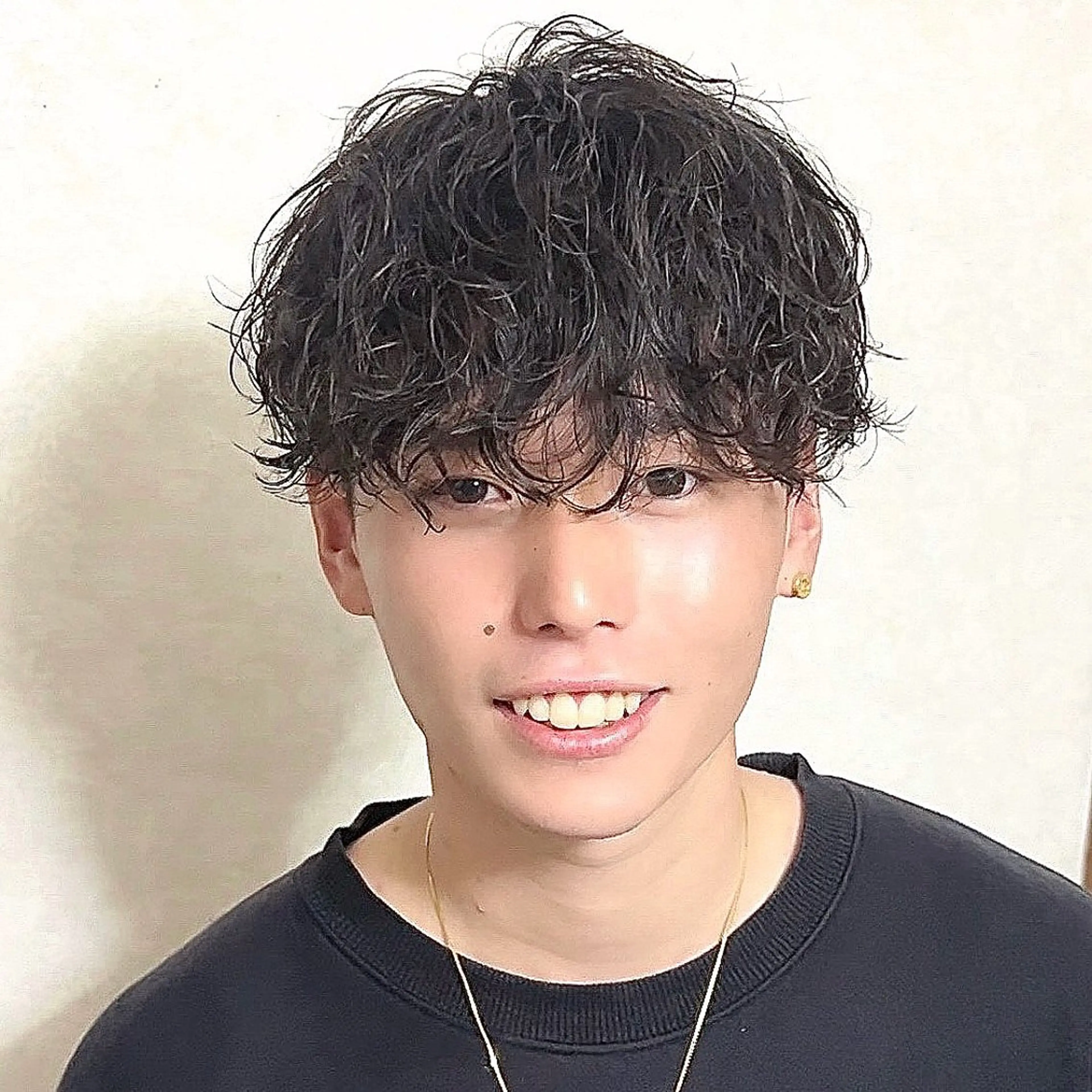 パーマ メンズ メンズパーマ 音頭 津田沼 ニュアンス,フェザーのヘアスタイル