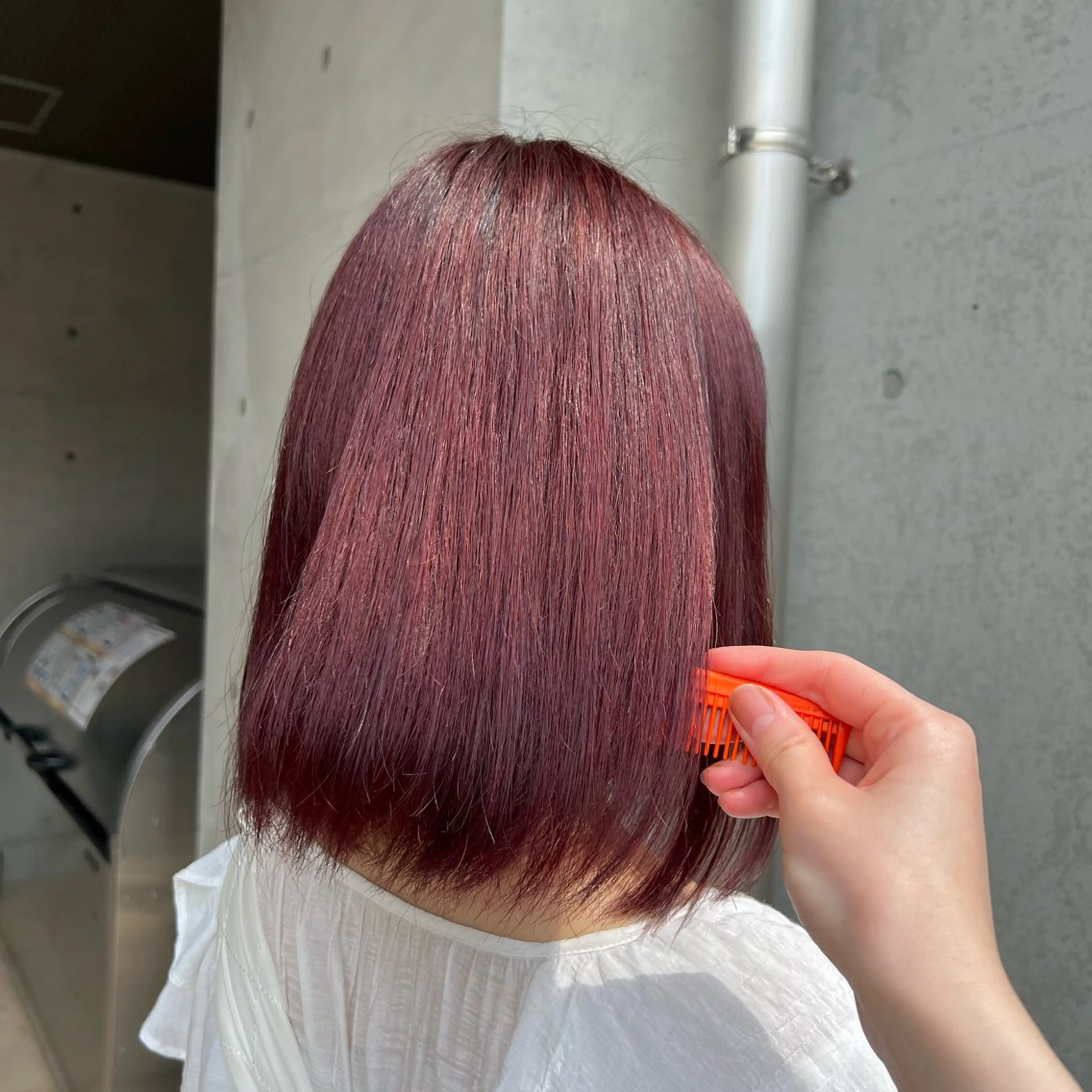 ミディアム カラー ダブルカラー ヘアカラー トリートメント stylist 🐶内藤 成香のヘアスタイル