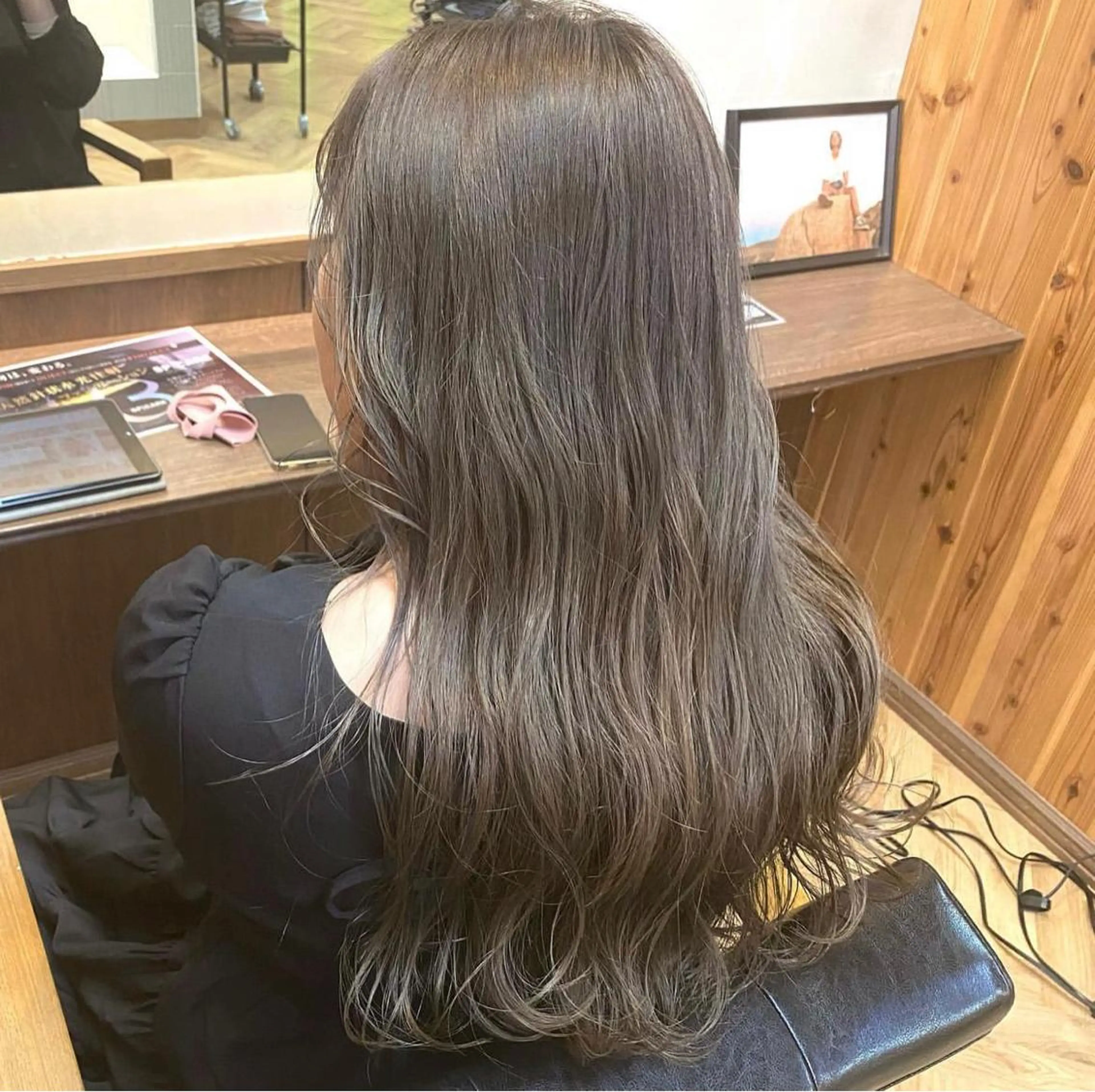 ロング カラー パーマ ヘアアレンジ メンズ キッズ ネイル マツエク・マツパ アイブロウ カット ヘアカラー EMANON梅田店所属・前川 朋香のヘアスタイル