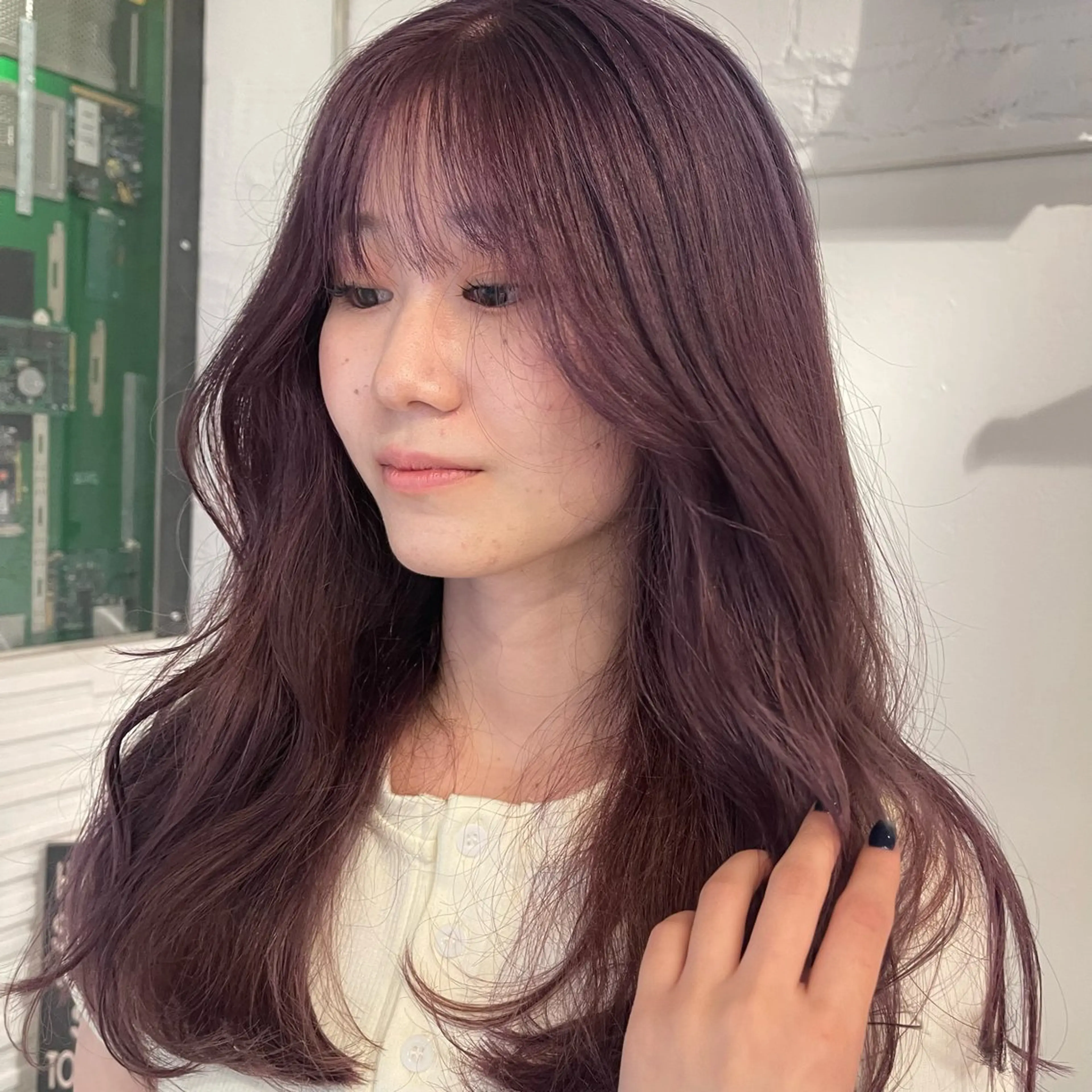 ロング カラー nameless miichiのヘアスタイル