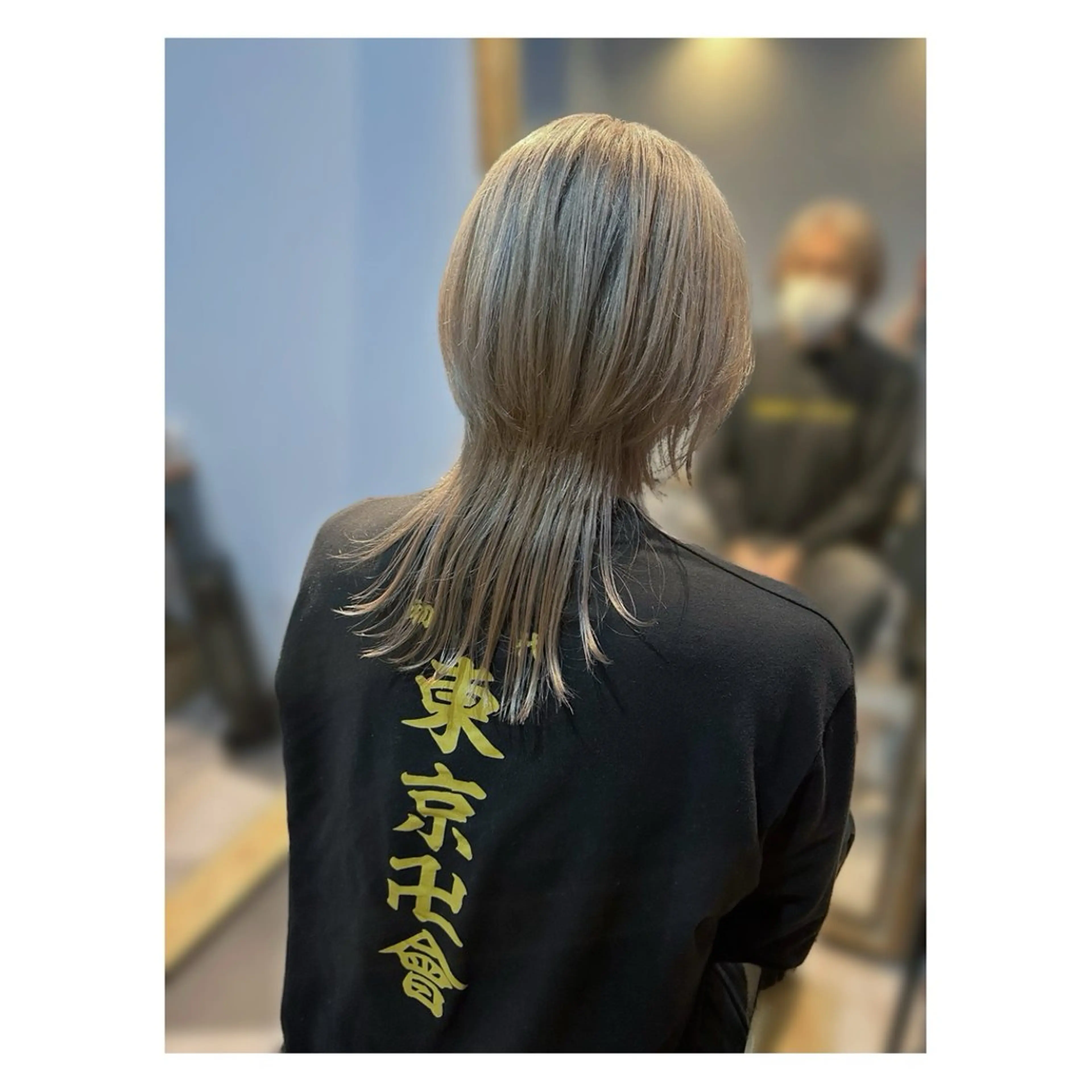 ミディアム カラー 中野 誠子のヘアスタイル