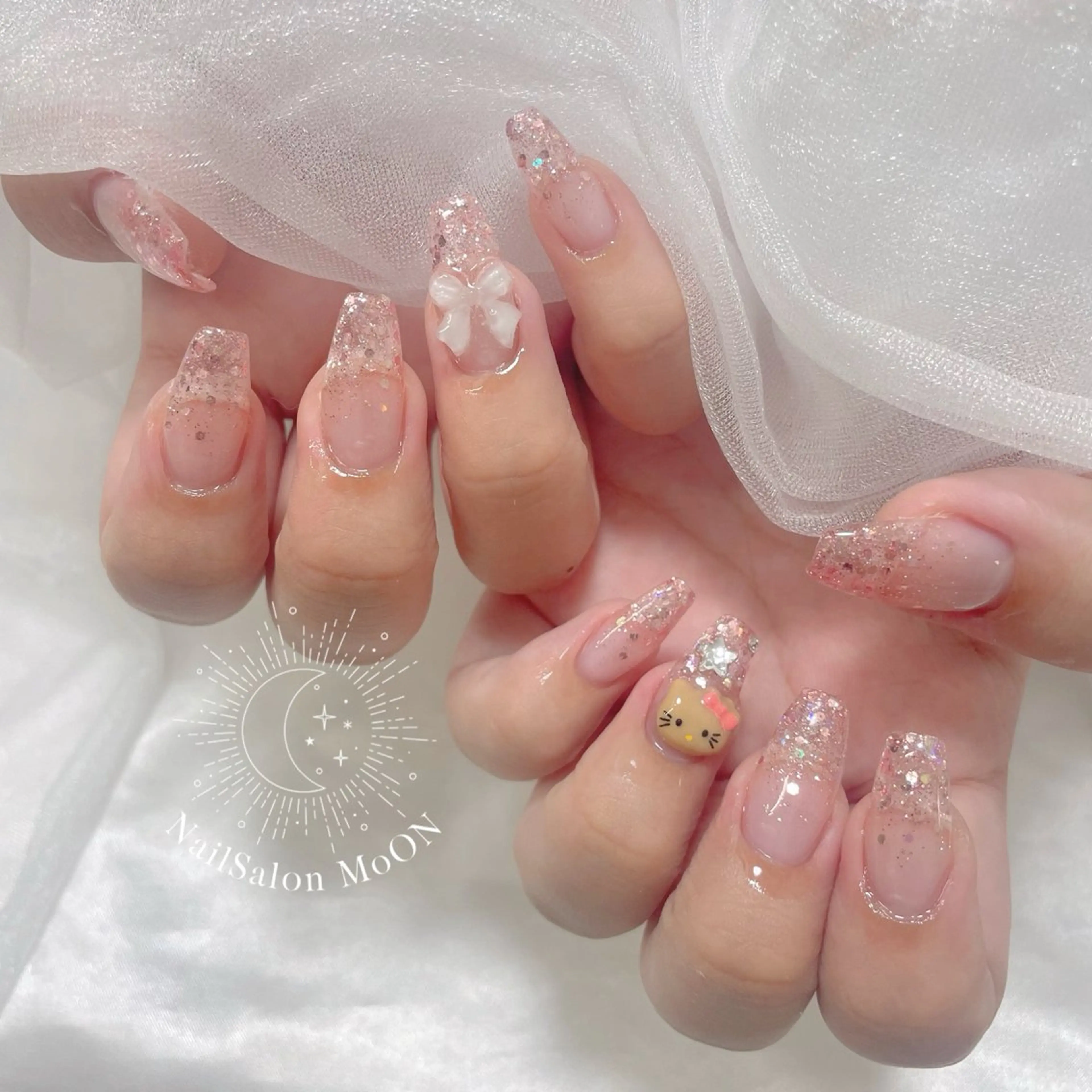 ネイル ハンドネイル ハンドケア MoON...❤︎ MeGuのネイルデザイン