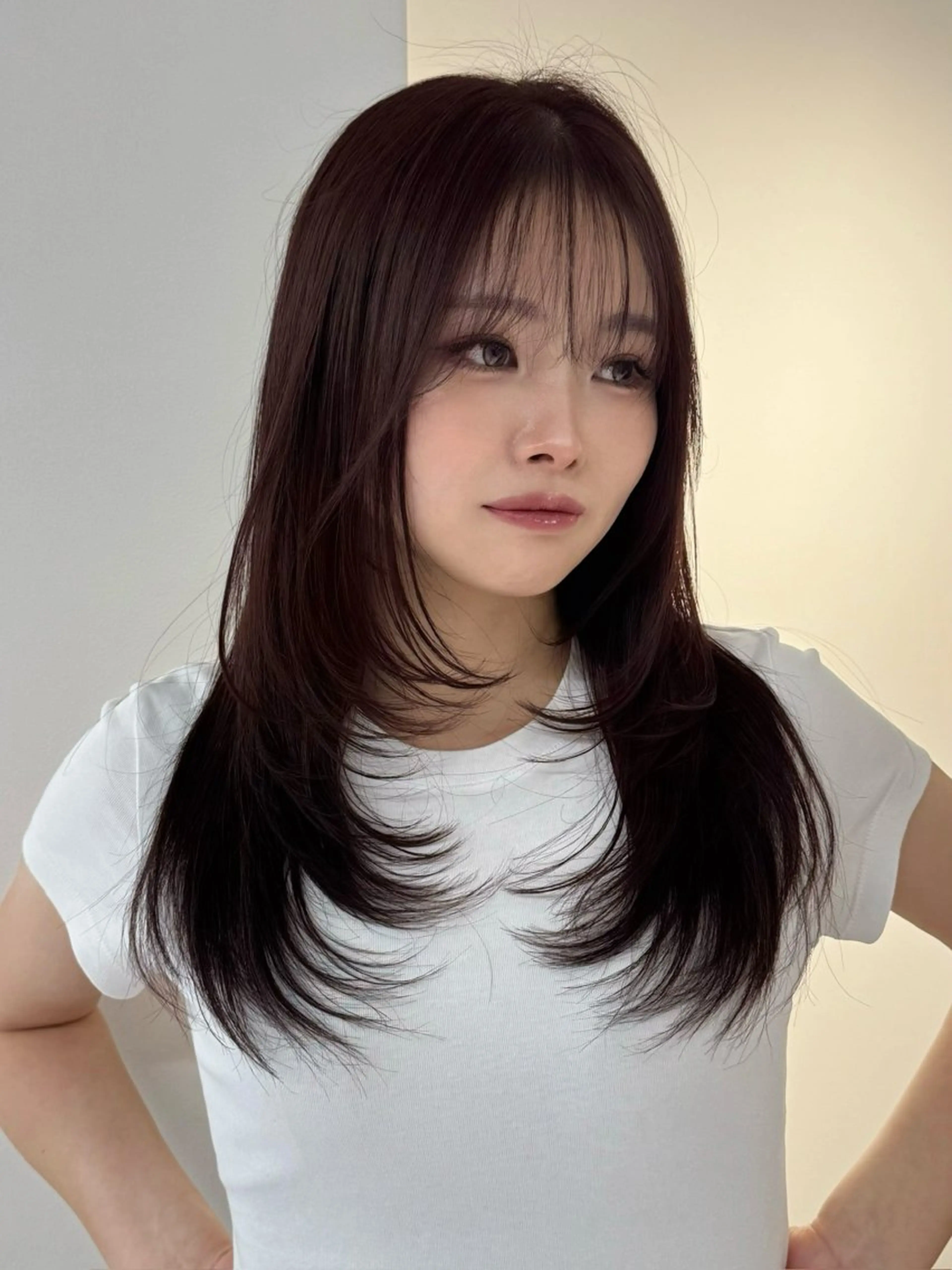 ロング カラー カット ヘアカラー トリートメント ヘアセット Rita/髪質改善 /透明感カラーのヘアスタイル