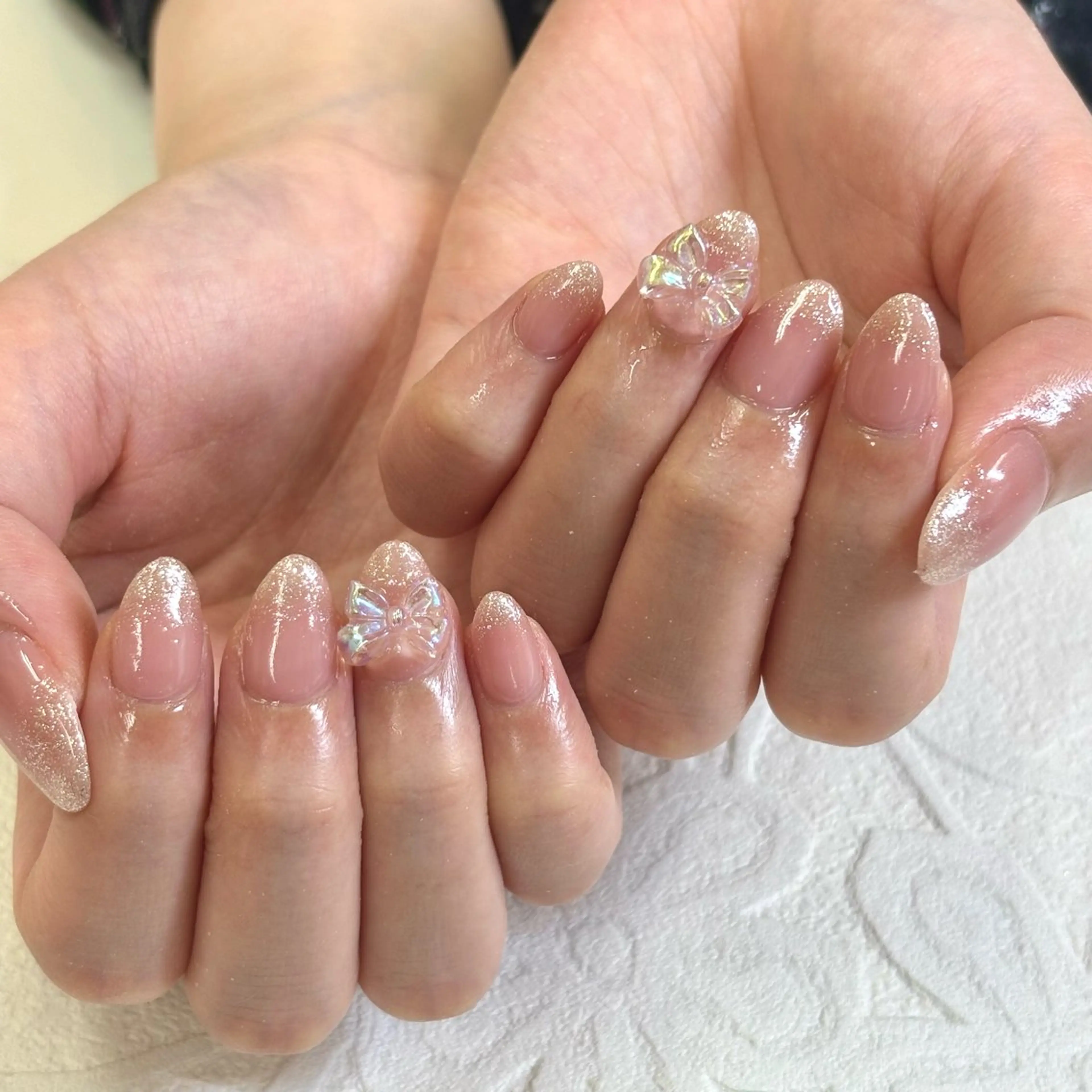 ネイル リボン mieux所属・Saki / 学芸大学のネイルデザイン