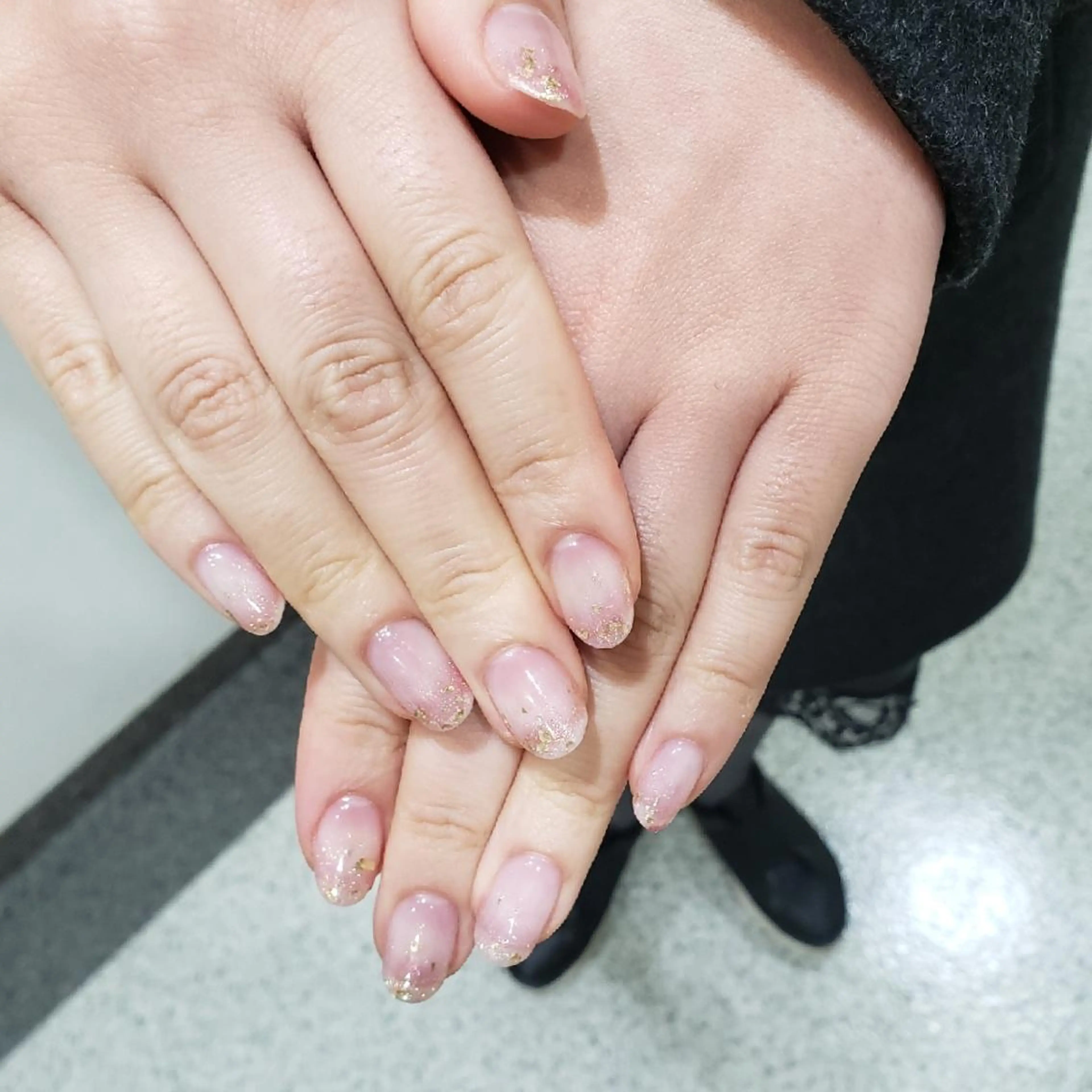 ネイル グラデーション ラメ(グリッター) ラメグラデーション Salon EF 栄店のネイルデザイン