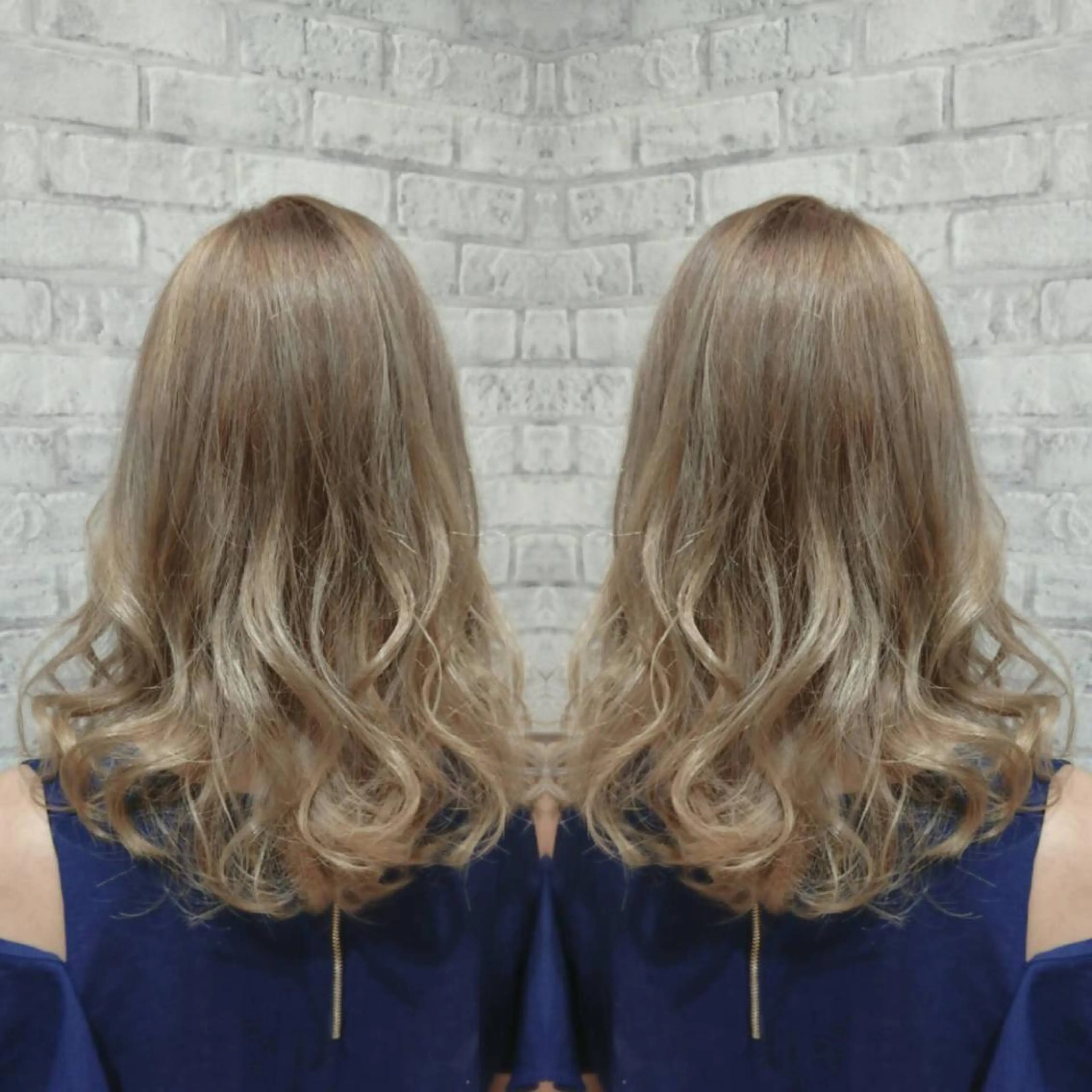 ミディアム カラー EARTH 越谷店のヘアスタイル