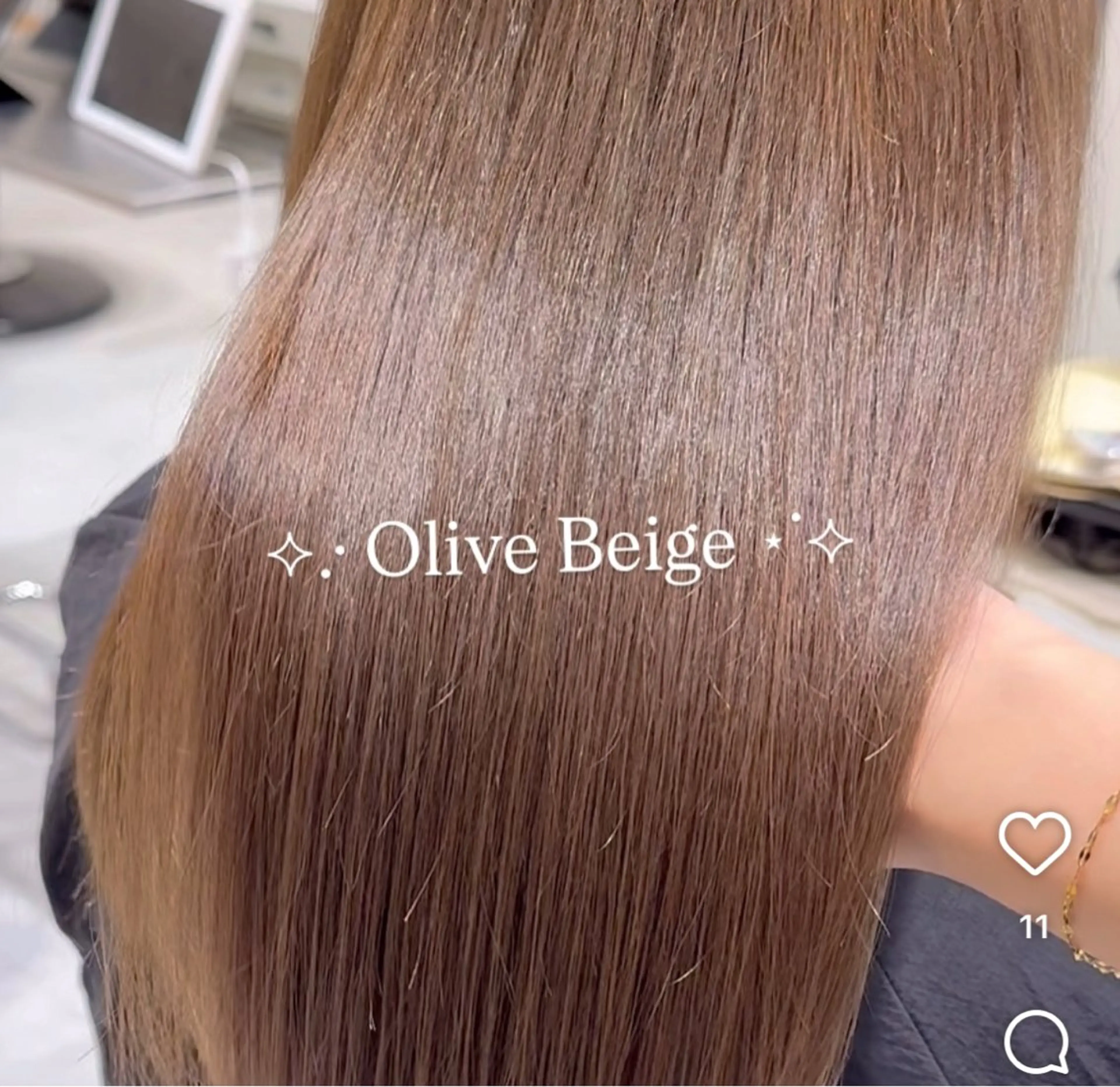 ロング カラー ヘアカラー ぱつっとボブ/透明感 カラー/Ayakaのヘアスタイル