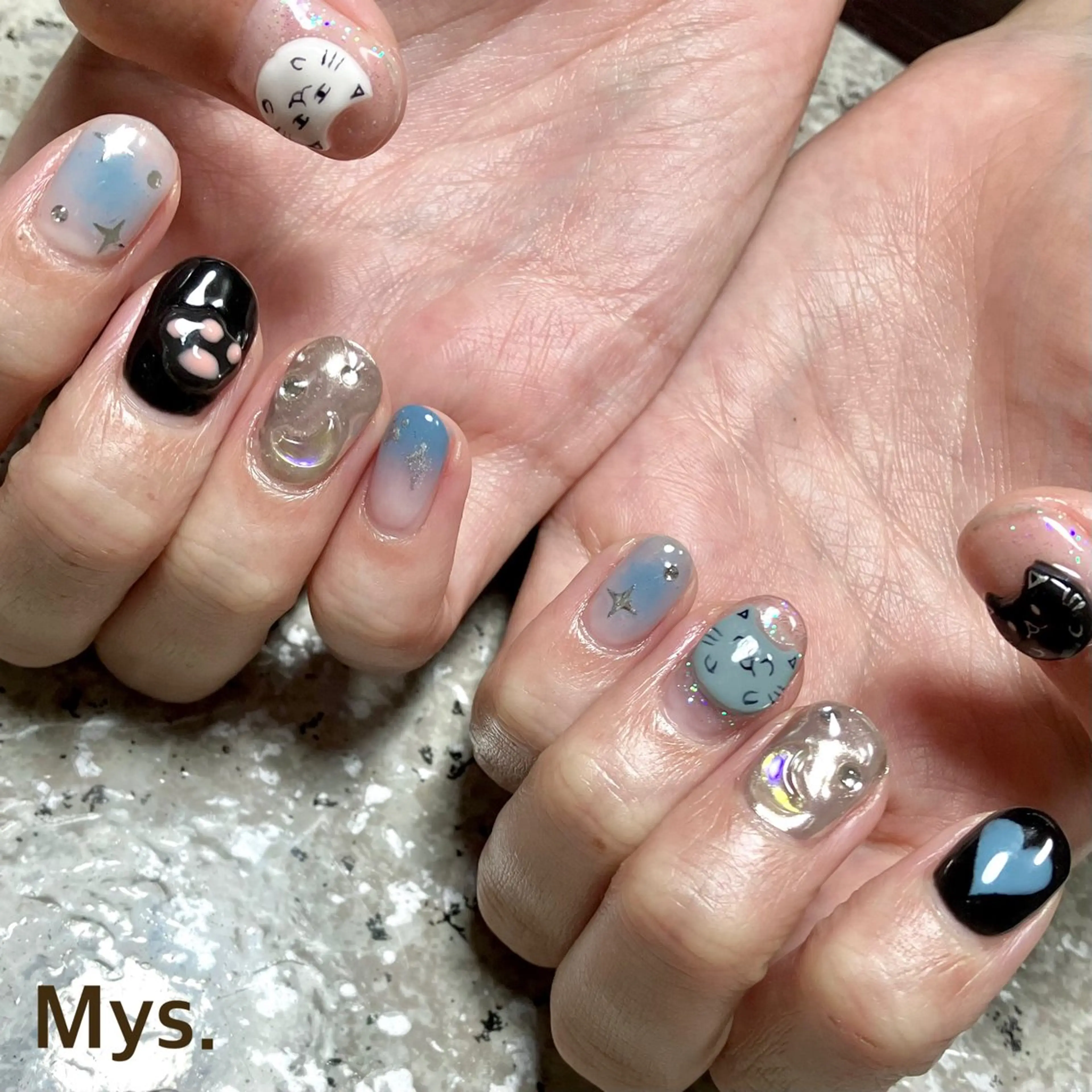 ネイル ハンドネイル Mys. 三上紗紀のネイルデザイン